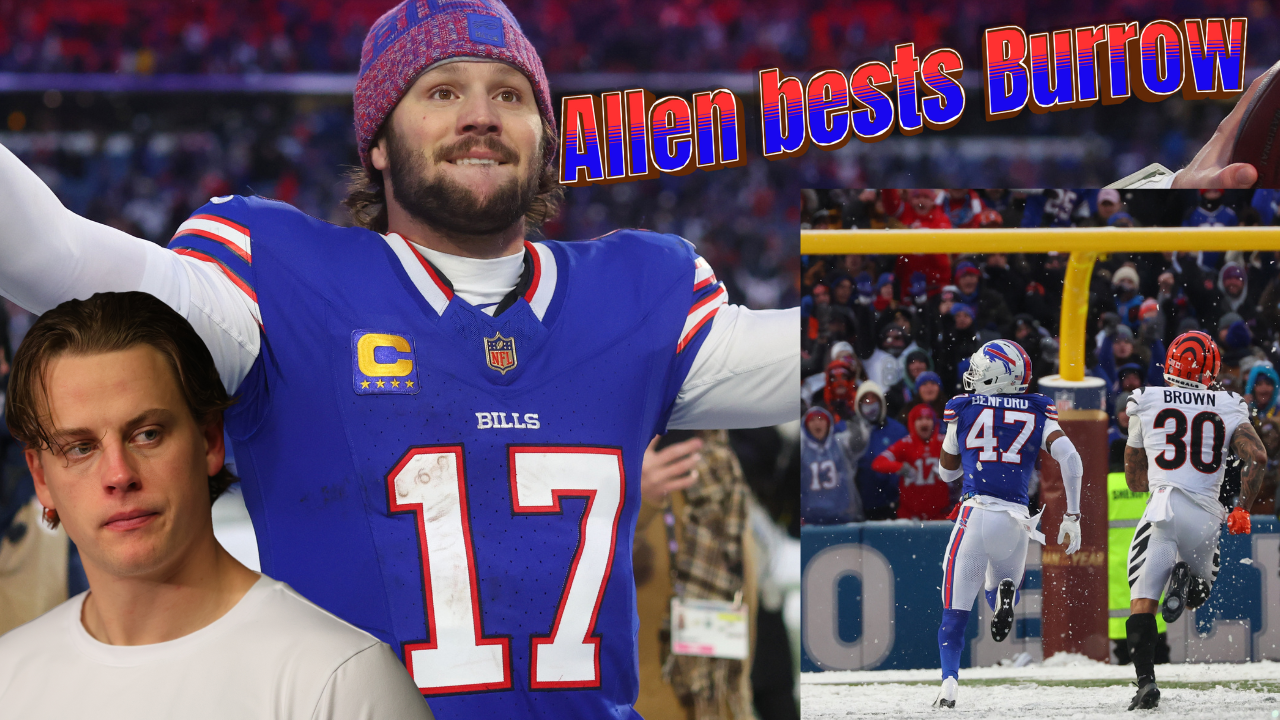 Josh Allen outduels Joe Burrow as Bills exorcise ghosts vs Bengals in snow
