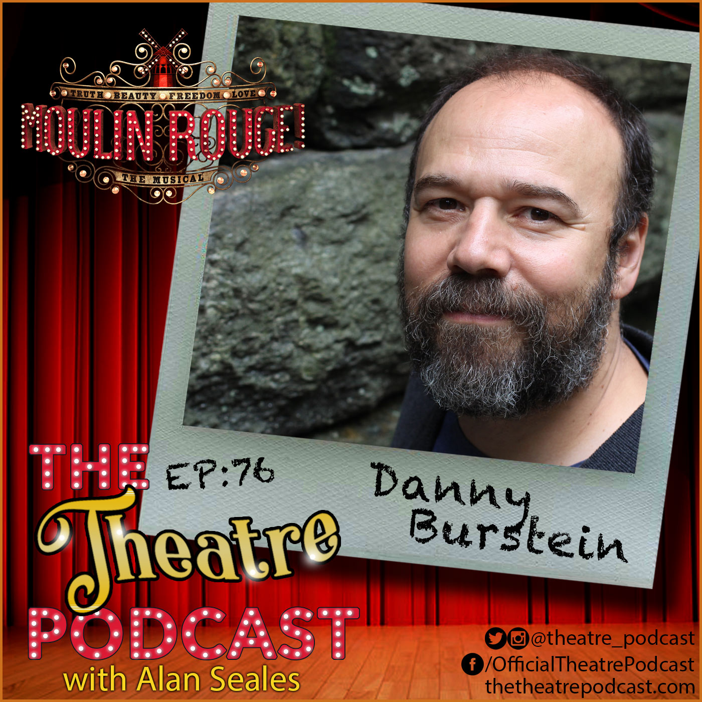 Danny Burstein, 6 time Tony Award nominee, Moulin Rouge, Fiddler, Cabaret, Golden Boy, Follies, South Pacific, The Drowsy Chaperone, and more