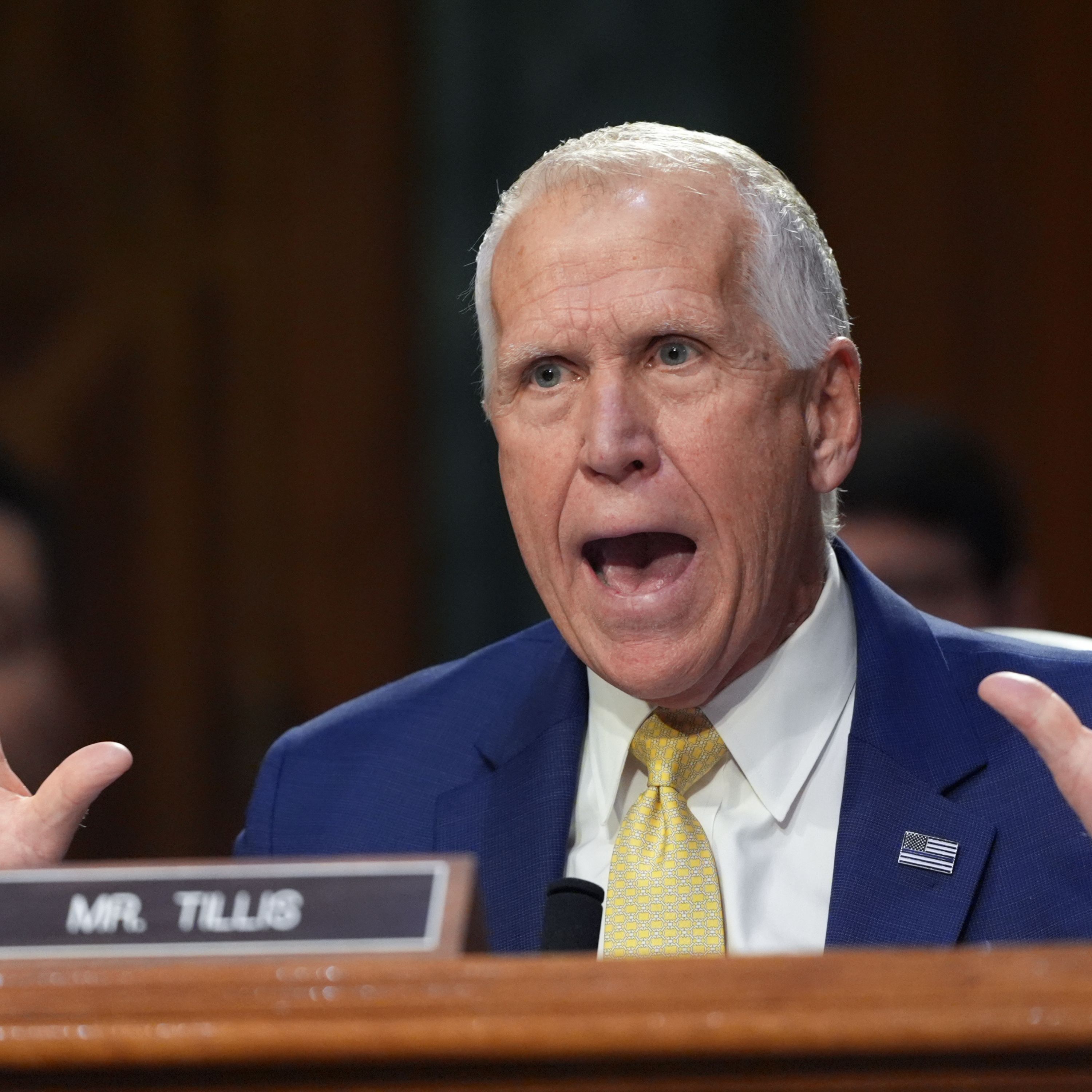 Tillis Threatens DHS Nomination Block After Heated Hearing