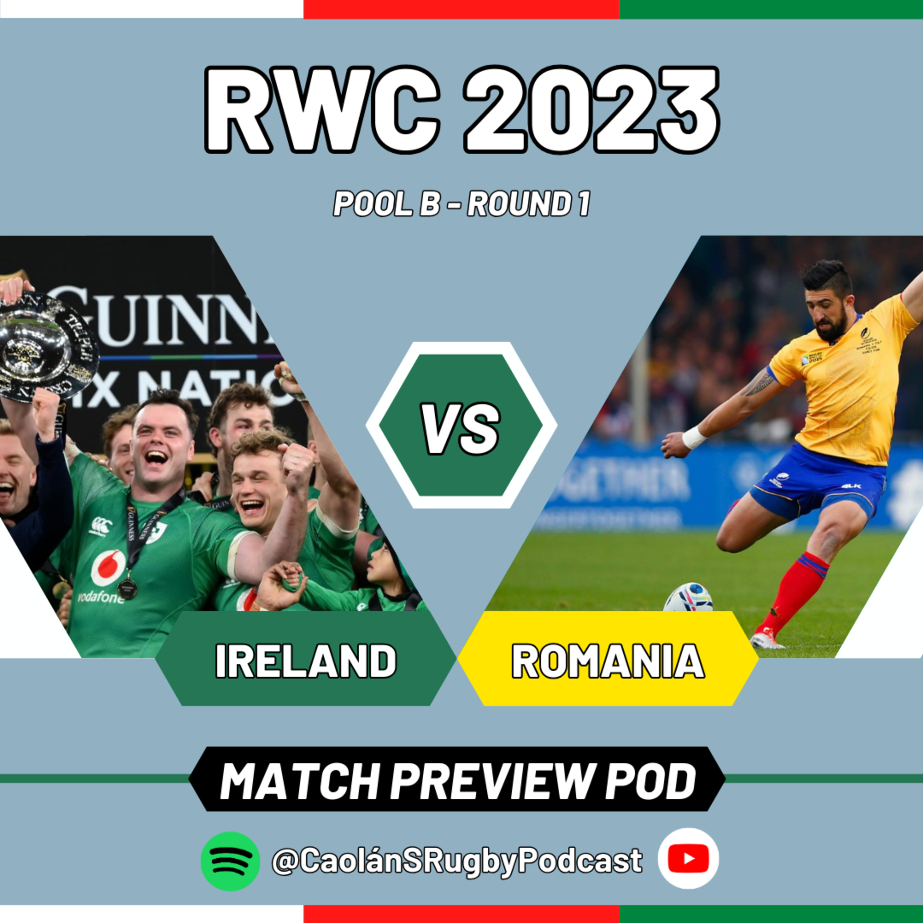 RWC 2023 - Ireland v Romania Preview episode artwork