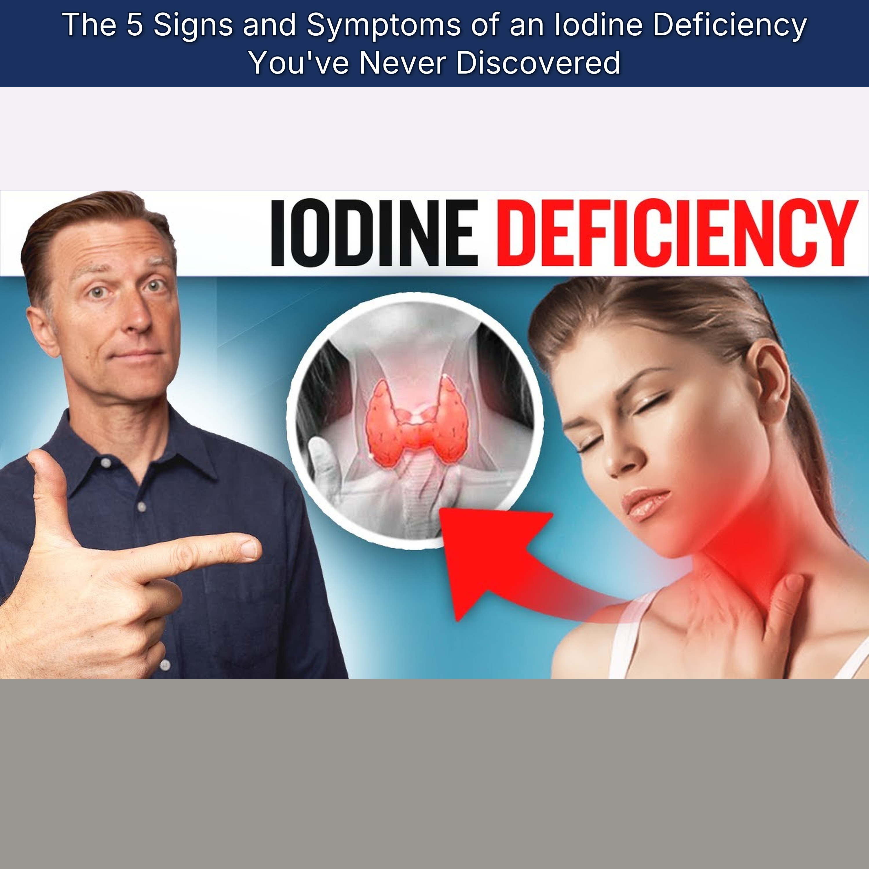The 5 Signs and Symptoms of an Iodine Deficiency You've Never Discovered
