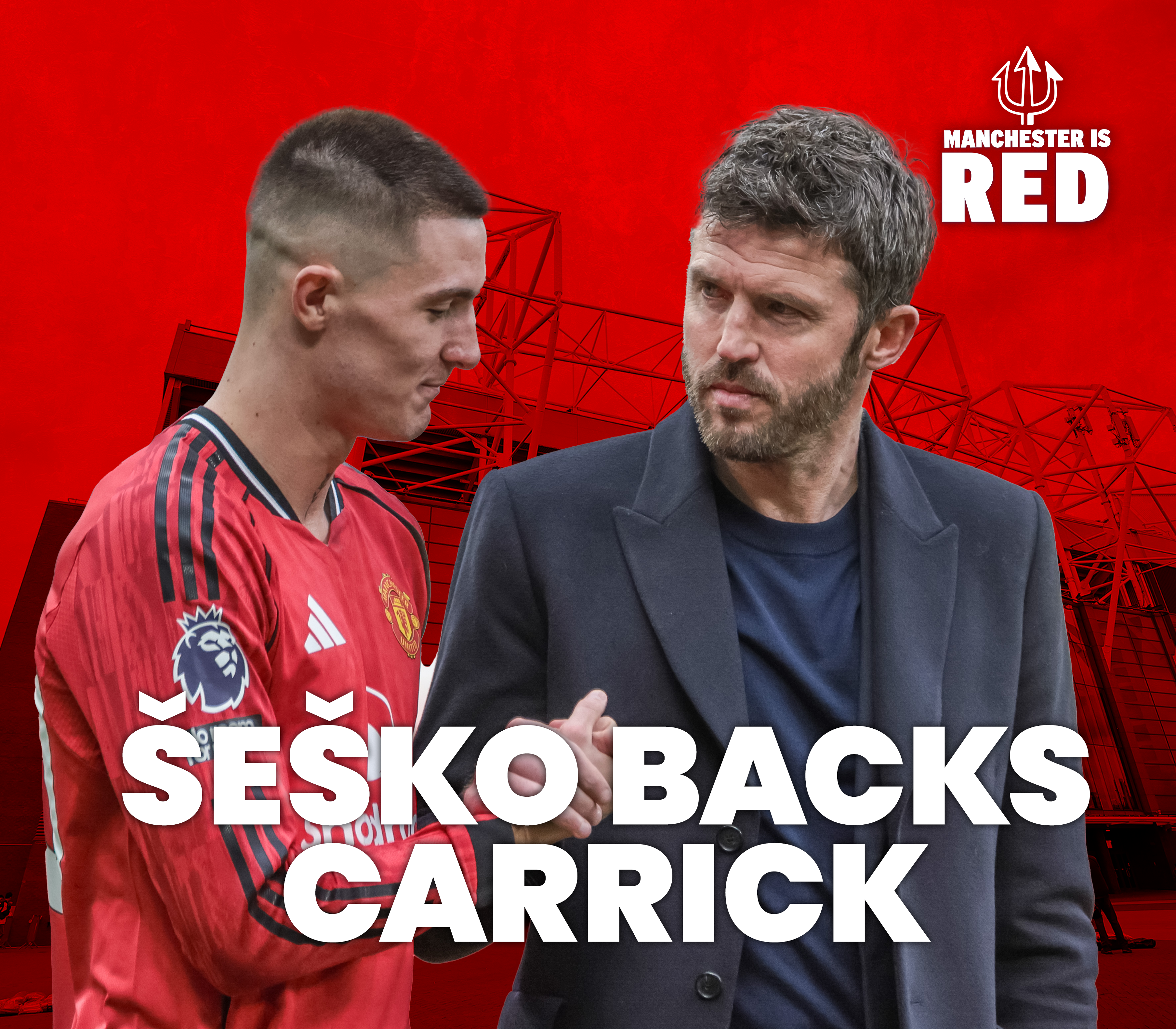 Šeško BACKS Carrick | Casemiro aging like fine wine | Manchester United 2-1 Brentford