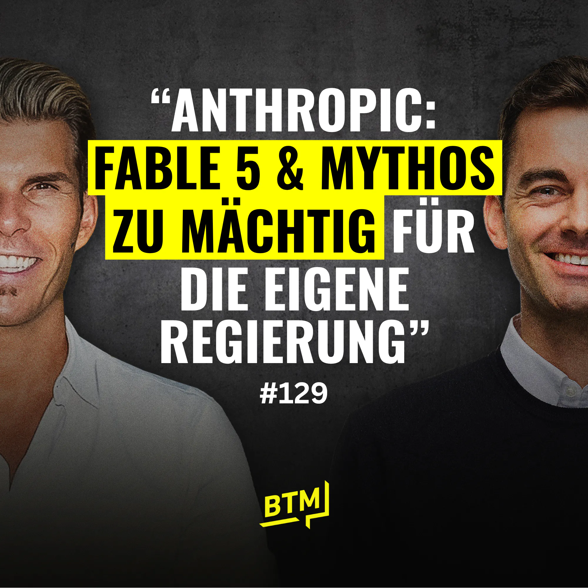#129 Anthropics Mythos-Modell: Zu mächtig für die Regierung | SpaceX bei $2.6 Billionen | Die Börse ist grün & BMX im freien Fall usw. episode artwork