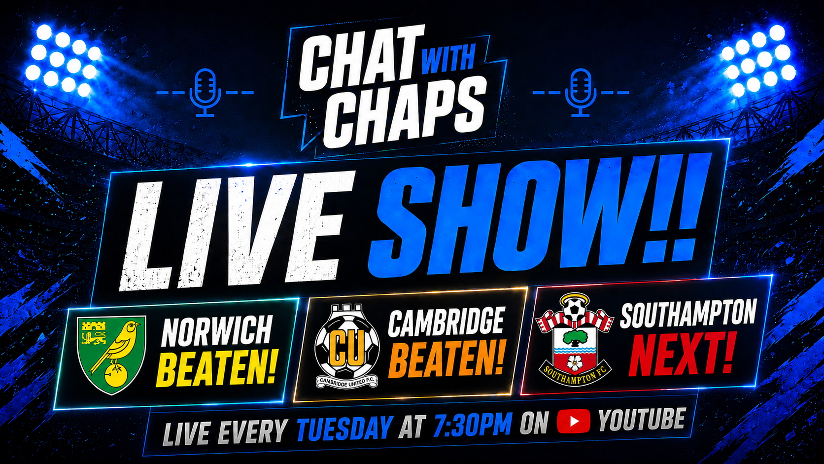 The Midweek LIVE | THREE WINS ON THE BOUNCE! Norwich & Cambridge Reaction + Southampton Preview 🦁 episode artwork