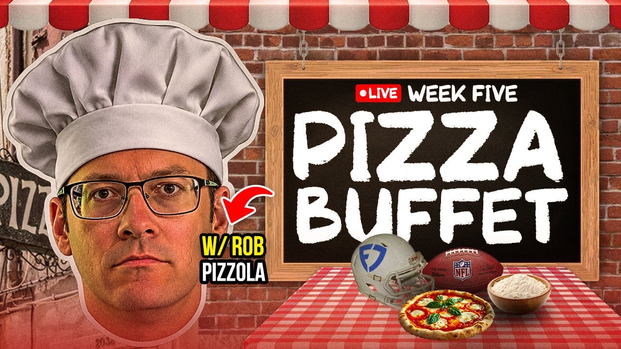 Pizza Buffet w/ Rob Pizzola | NFL Week 5 | Presented By Fanduel
