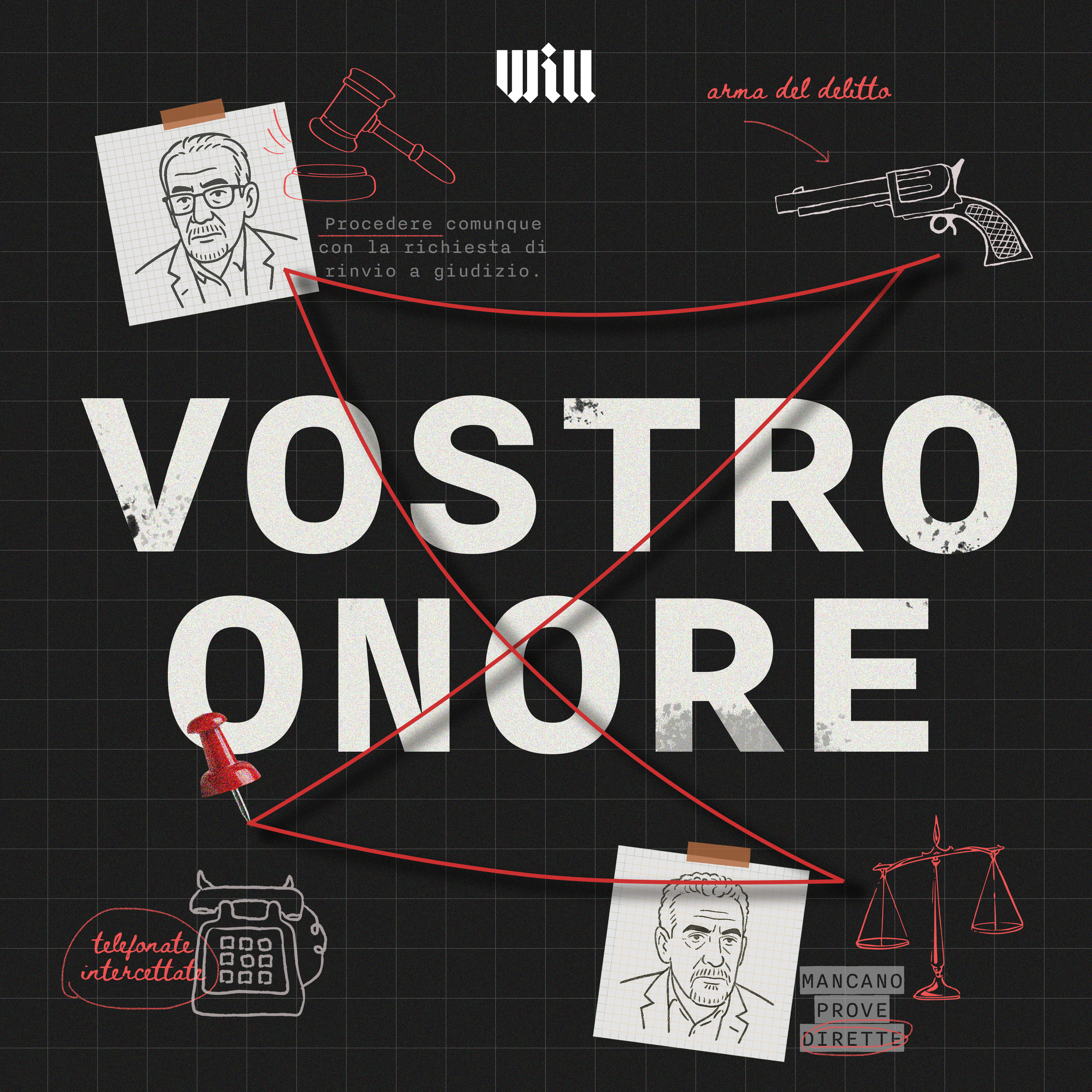 Ascolta "Vostro Onore - Storie di errori giudiziari": il nuovo podcast di Will