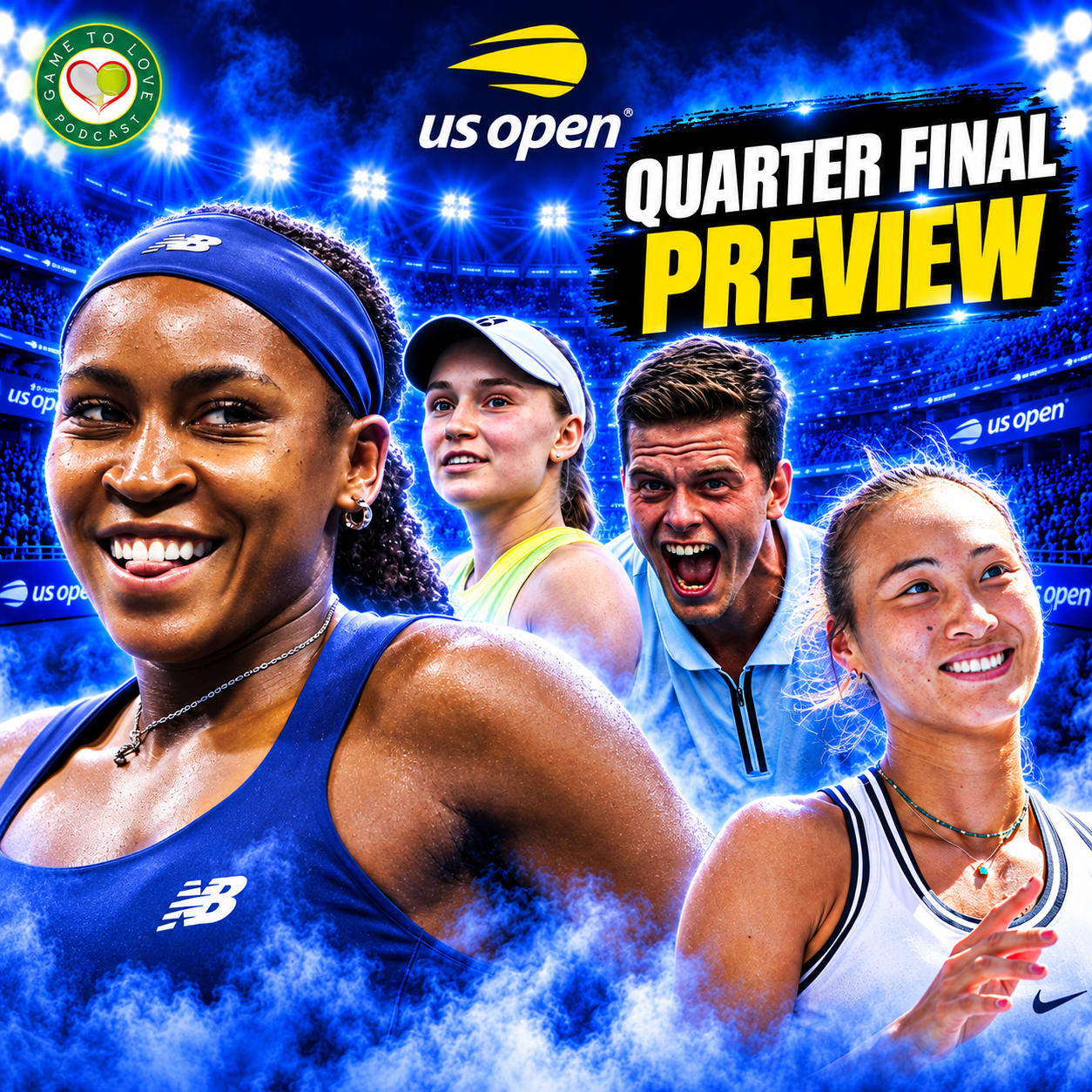 Zheng SHOCKS Iga ⚡ Gauff CRUSHES Jovic 👊🏿 Blockx FLYING 🇧🇪  US Open 2026 Quarter Final Predictions