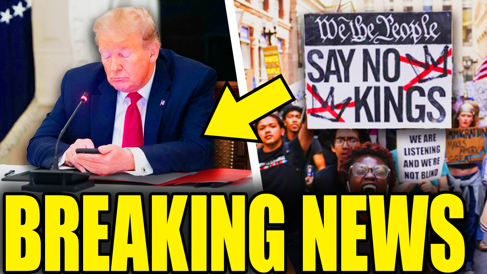 Terrified Trump Loses Control As This Post Exposes Protest Panic episode artwork