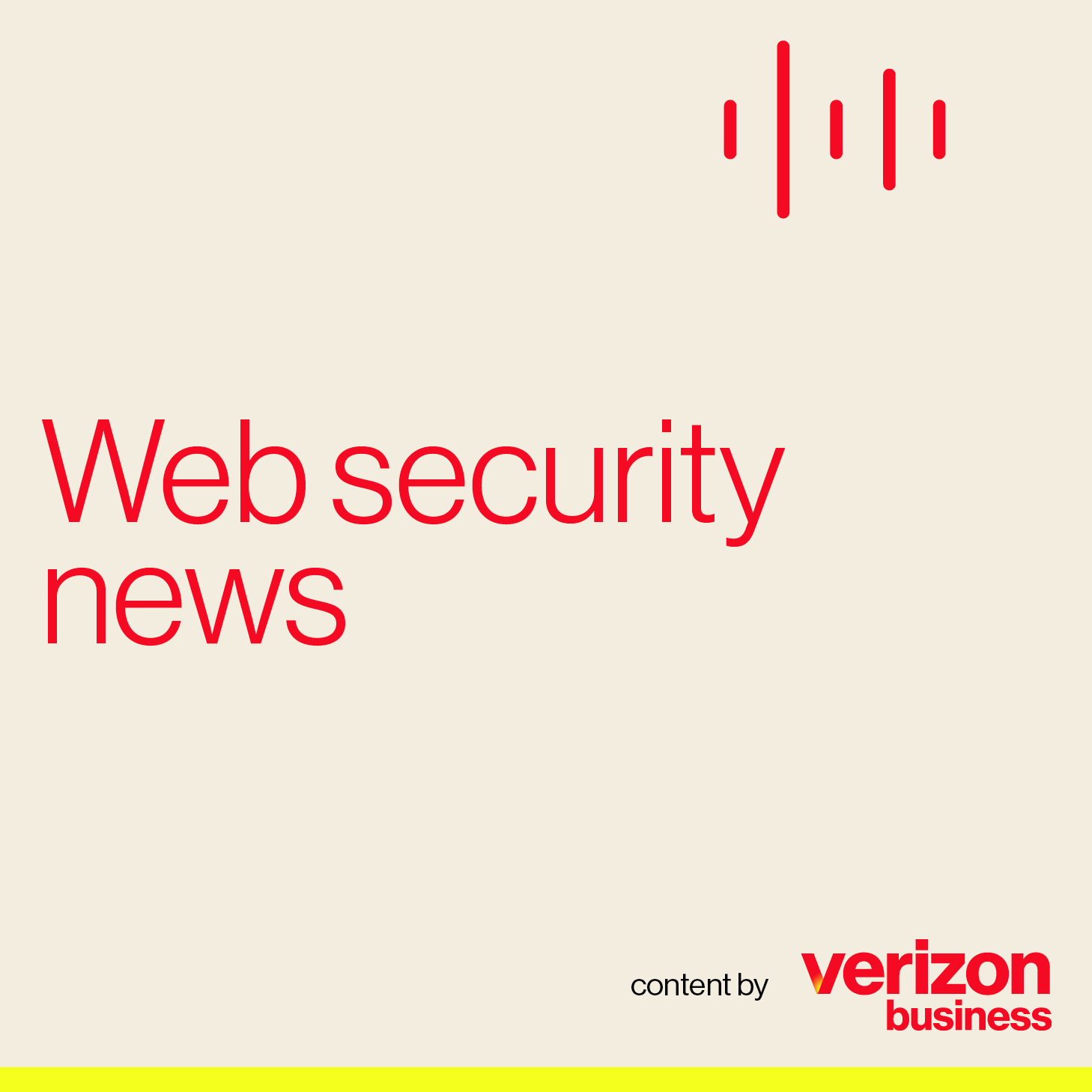 Web security news （ベライゾン）