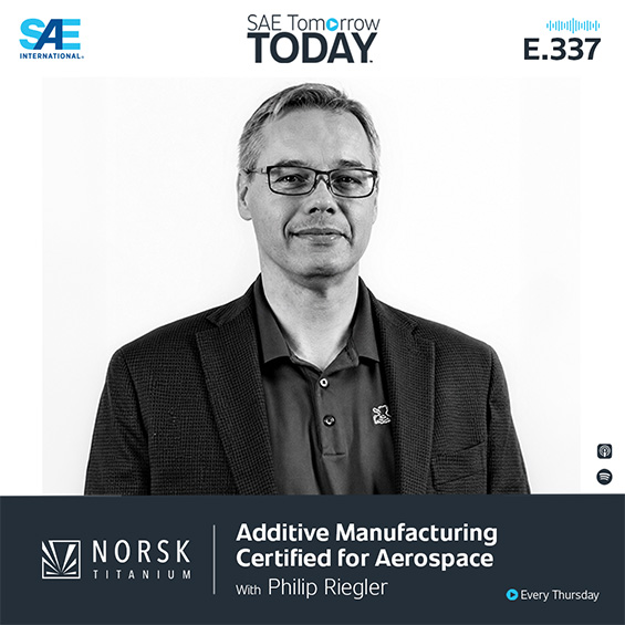 337. Additive Manufacturing Certified for Aerospace episode artwork