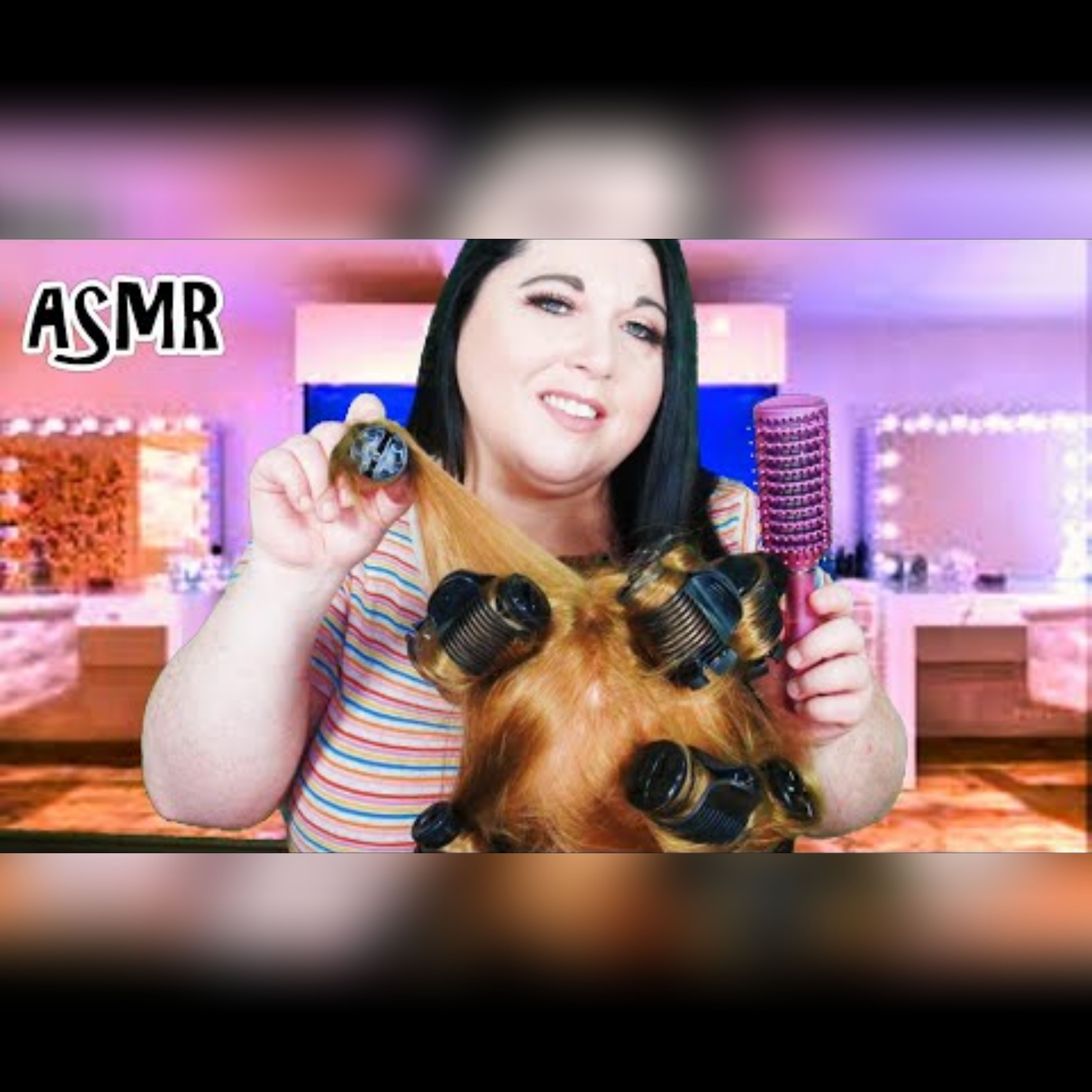 ASMR Hair Salon Roleplay Real Hair (Soft Spoken) (Curlers, Hot Rollers, Hair Brushing, Hair Styling) episode artwork