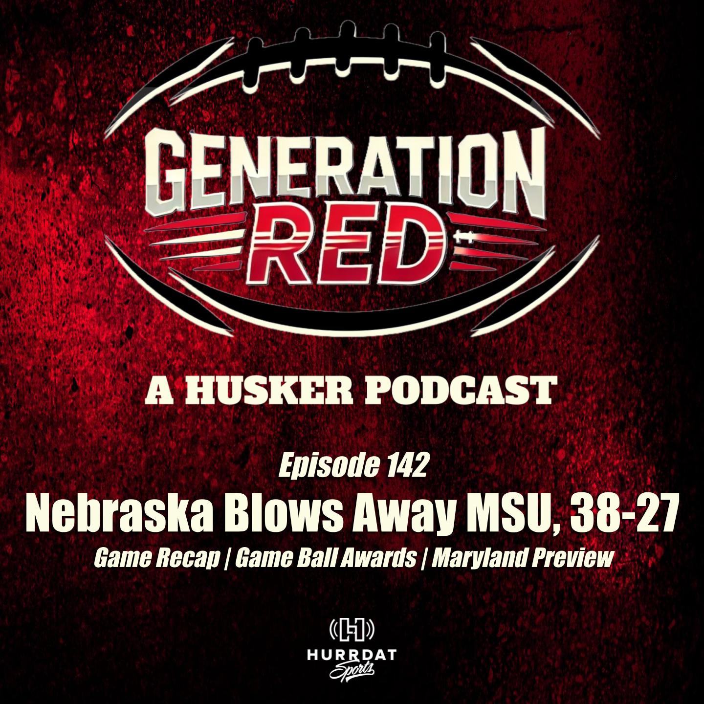 Nebraska "Blows Away" Michigan State, 38-27