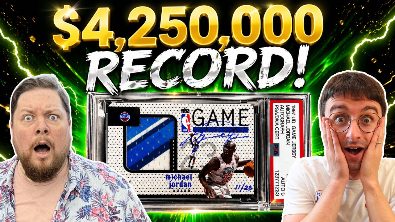 Upper Deck President Jason Masherah Joins to Discuss the $4.25M Michael Jordan Card Sale, Authentication Risks & Undervalued Markets