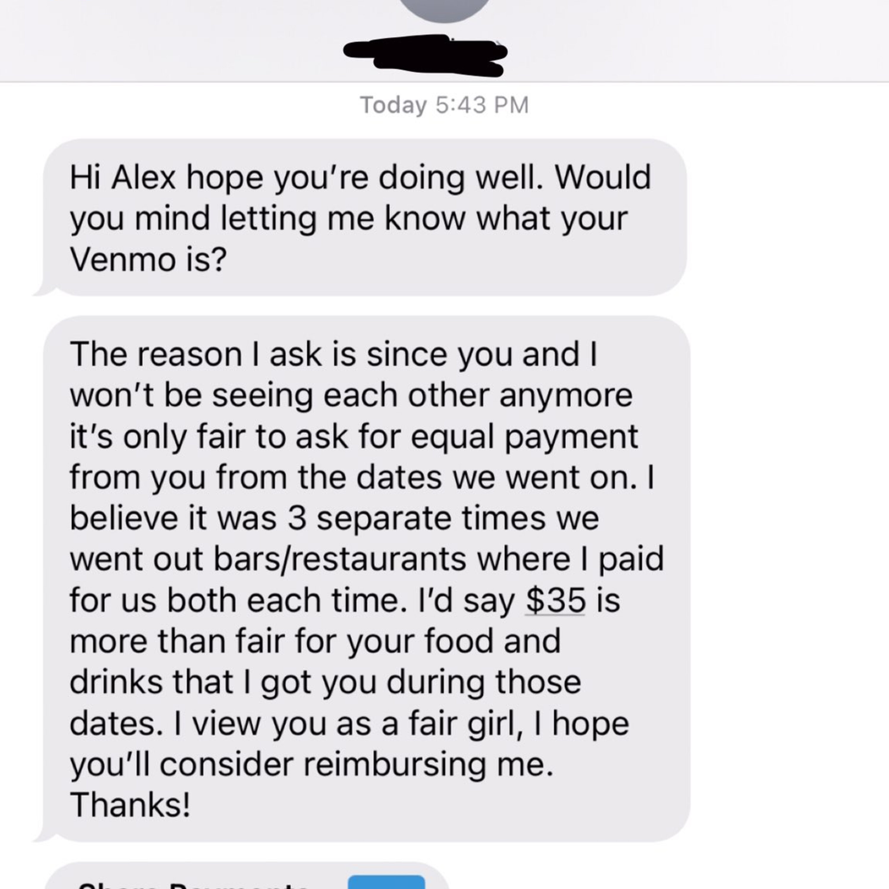 He Wants Her To Chip In For The Dates Because The Relationship Didn't Work Out episode artwork
