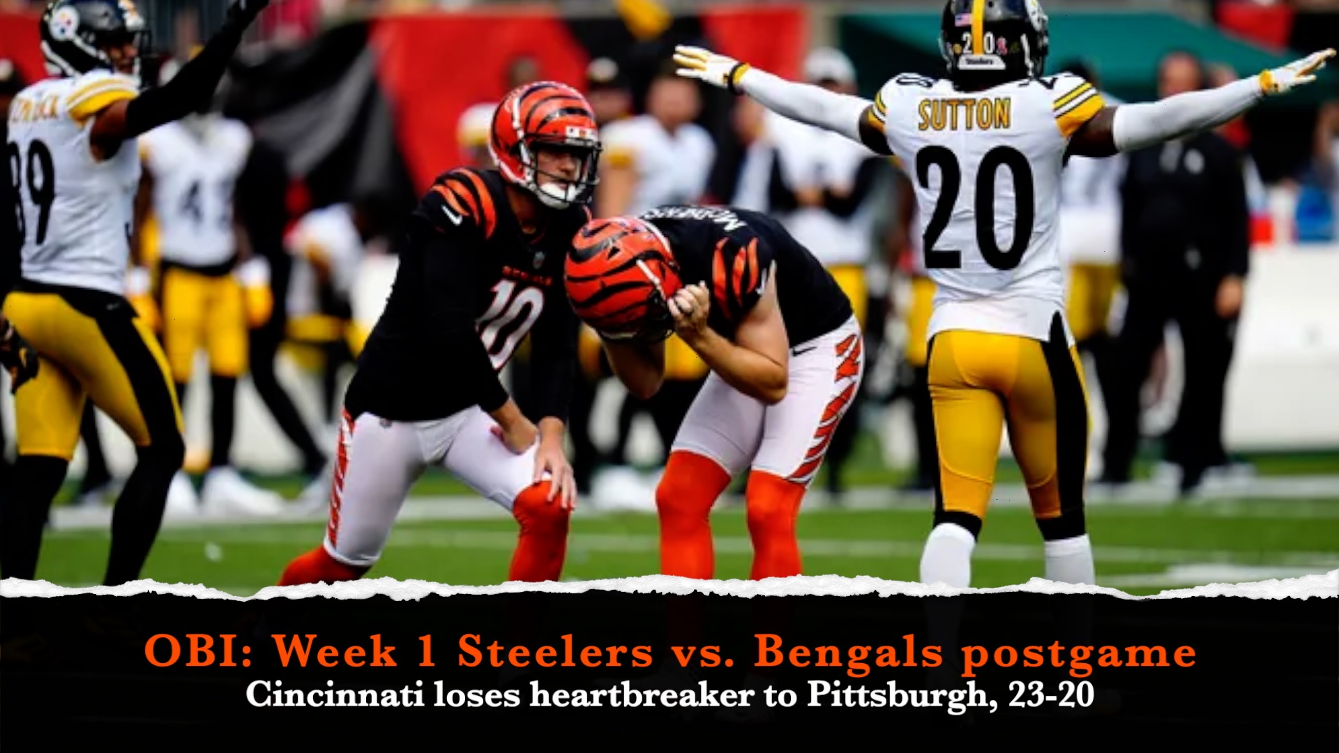 OBI: Week 1 Bengals/Steelers postgame reactions and breakdown episode artwork