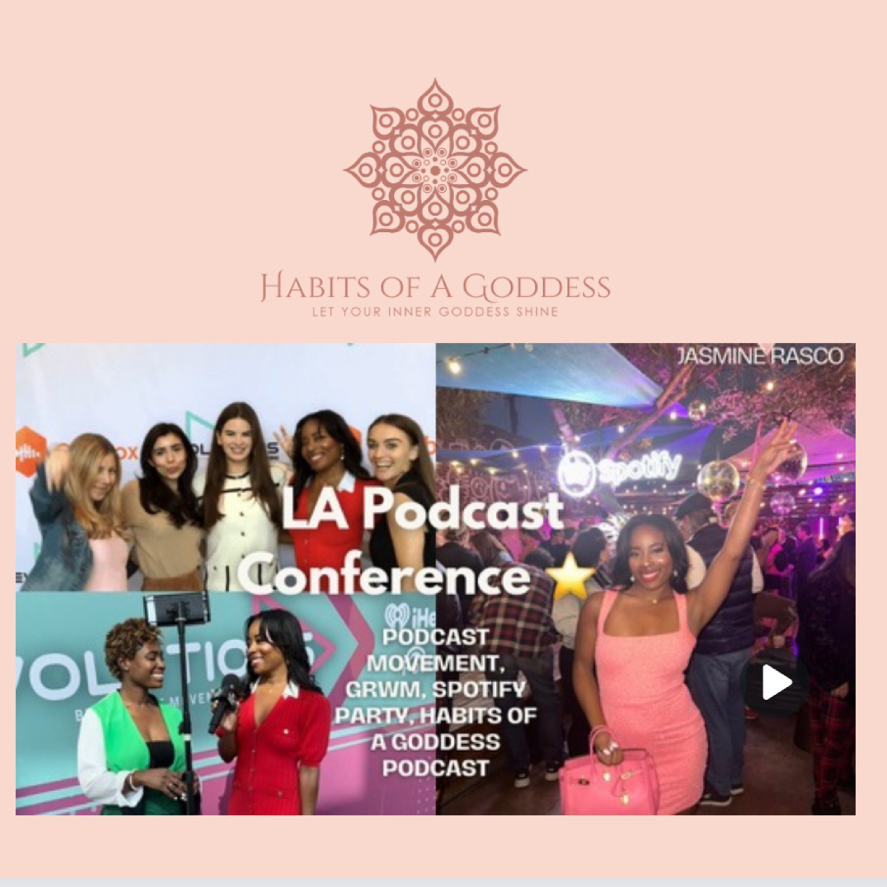 VLOG: PODCAST MOVEMENT LA CONFERENCE & SPOTIFY PARTY | HABITS OF A GODDESS