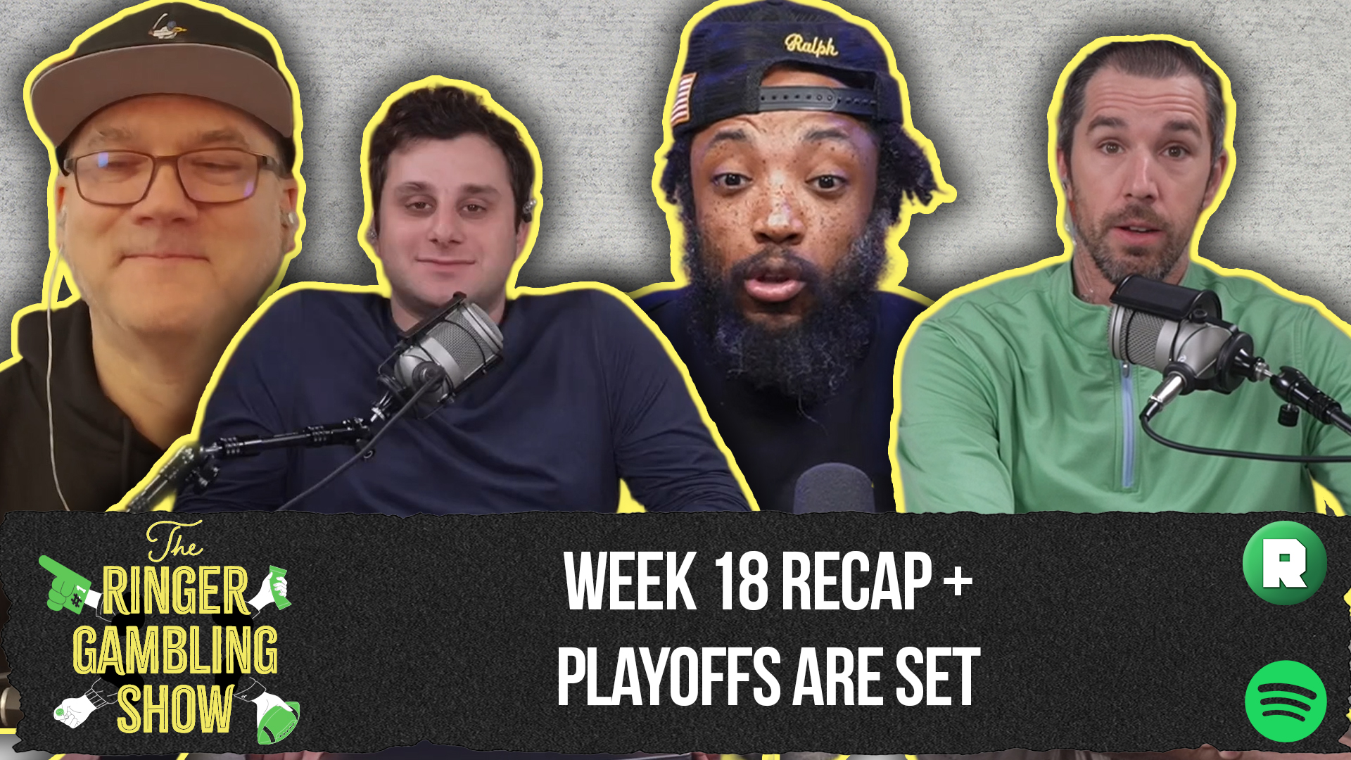 The Playoffs Are Set, Best Wild-Card Bets, and 3 & Out With AD | The Ringer Gambling Show