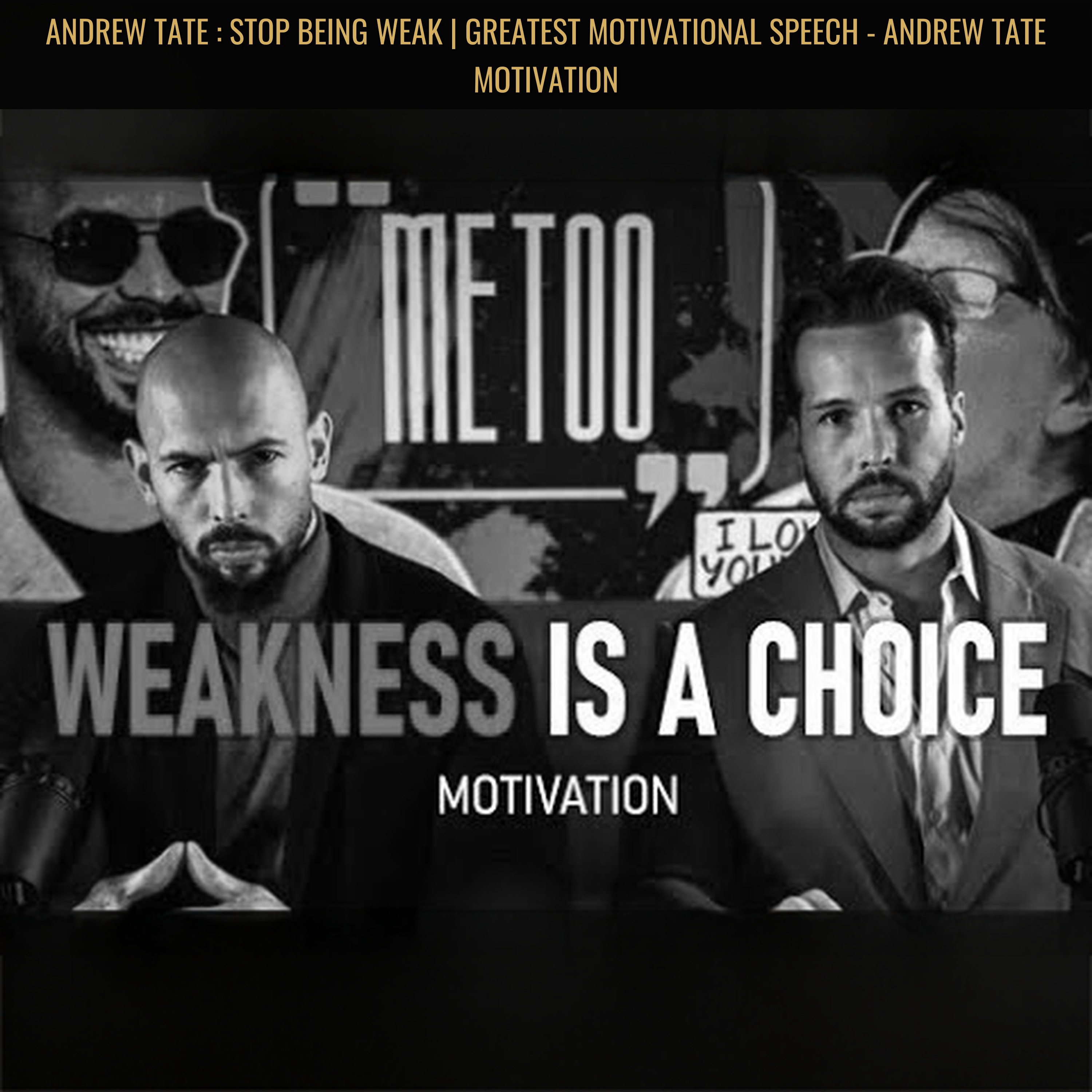 ANDREW TATE : STOP BEING WEAK | GREATEST Motivational Speech - Andrew Tate Motivation