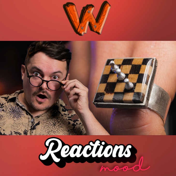 Transforming a Silver Coin into a Chessboard Ring! REACTS episode artwork