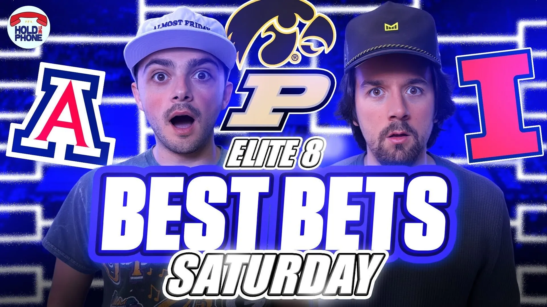 BEST BETS ELITE 8 SATURDAY - Illinois-Iowa & Arizona-Purdue episode artwork