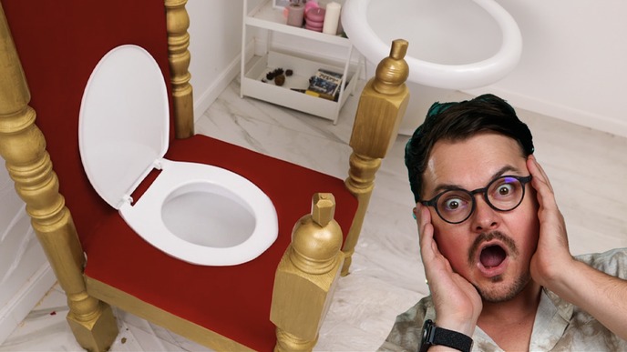 REACTing to a DIY thrown fit for a KING! episode artwork