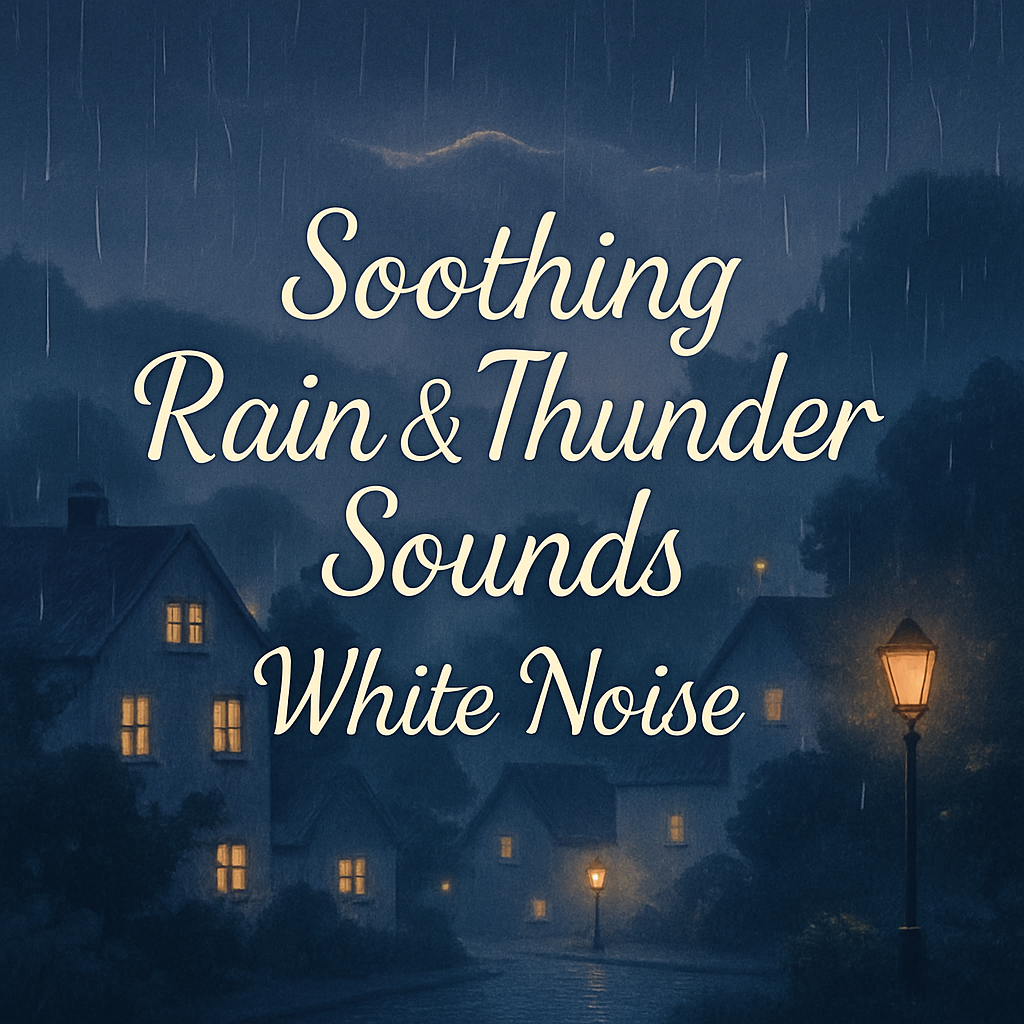 Soothing Rain & Thunder Sounds White Noise | Sleep Instantly Tonight