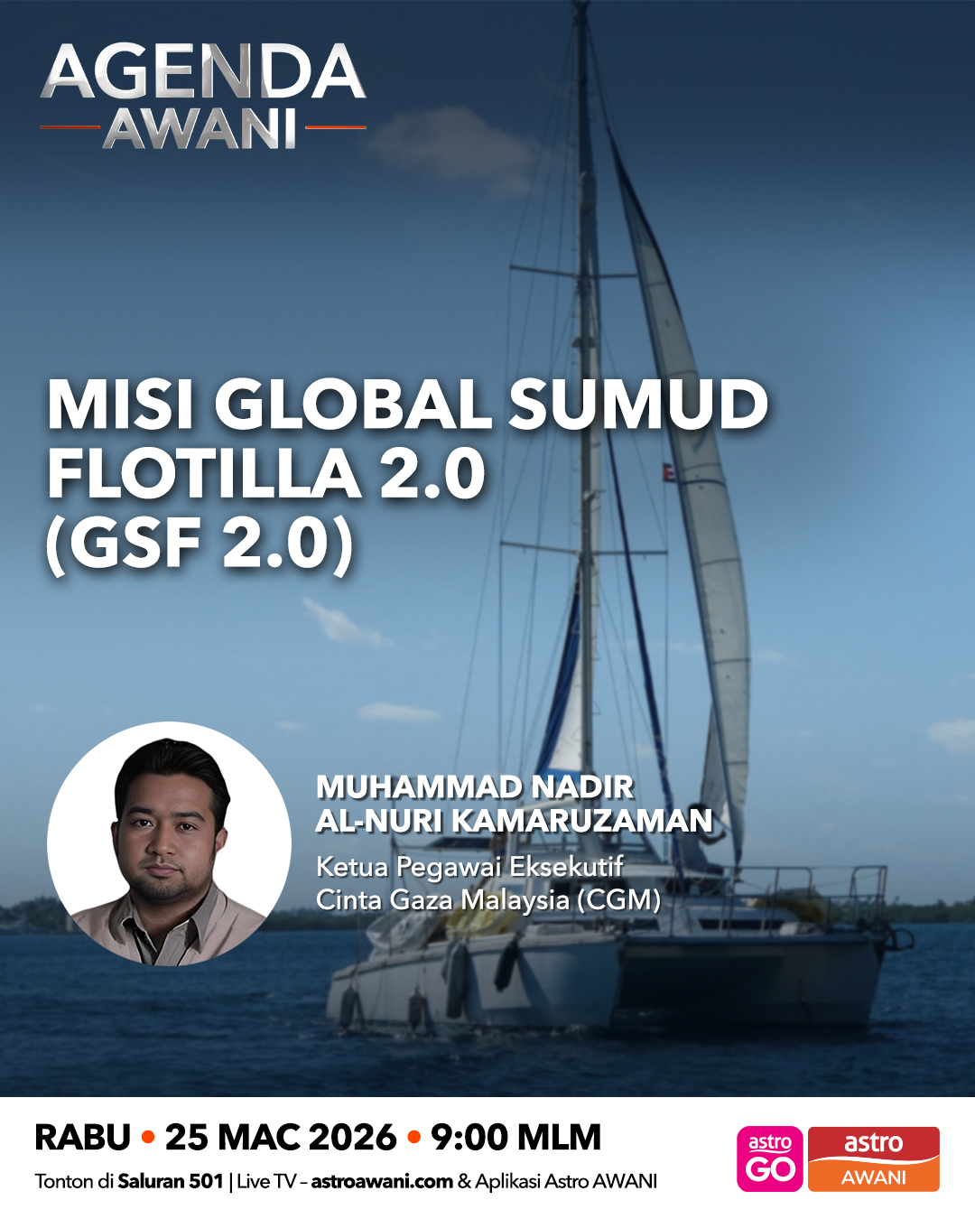 Agenda AWANI: Misi Global Sumud Flotilla 2.0 (GSF 2.0)