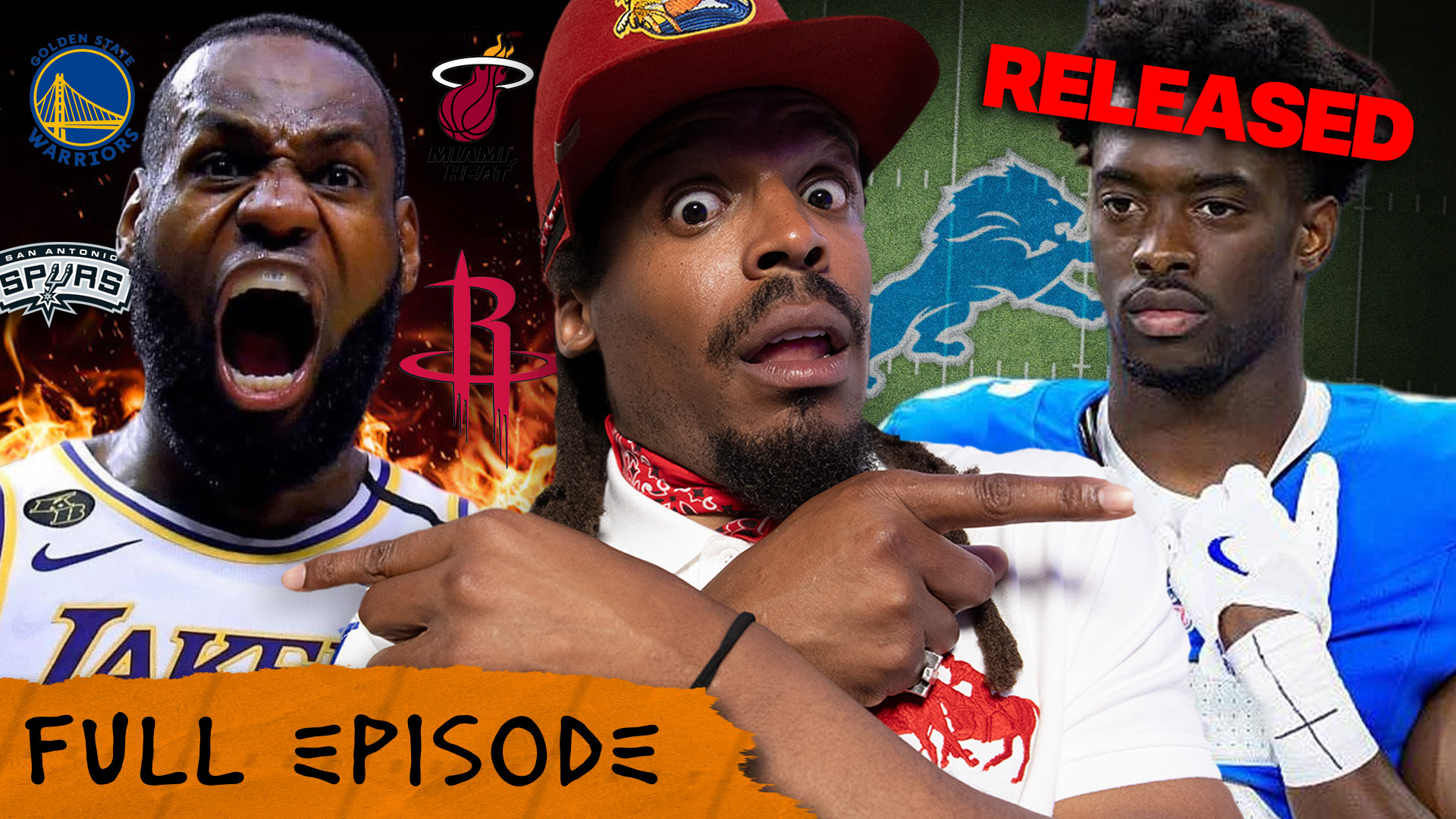 Cam BREAKS DOWN Zaire Wade Allegations, Lebron GONE, Bills ERASE OJ & Terrion Arnold's Lions Fallout