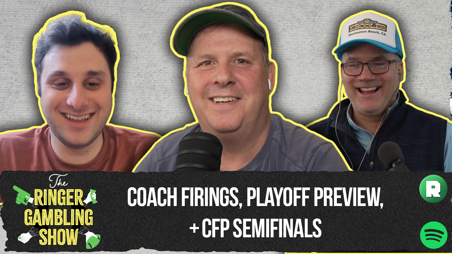More Coach Firings, NFL Playoff Preview, and the CFP Semifinals | The Ringer Gambling Show