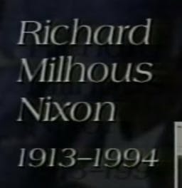 Nixon Death 30 Years Later: Remembering Congress Reaction