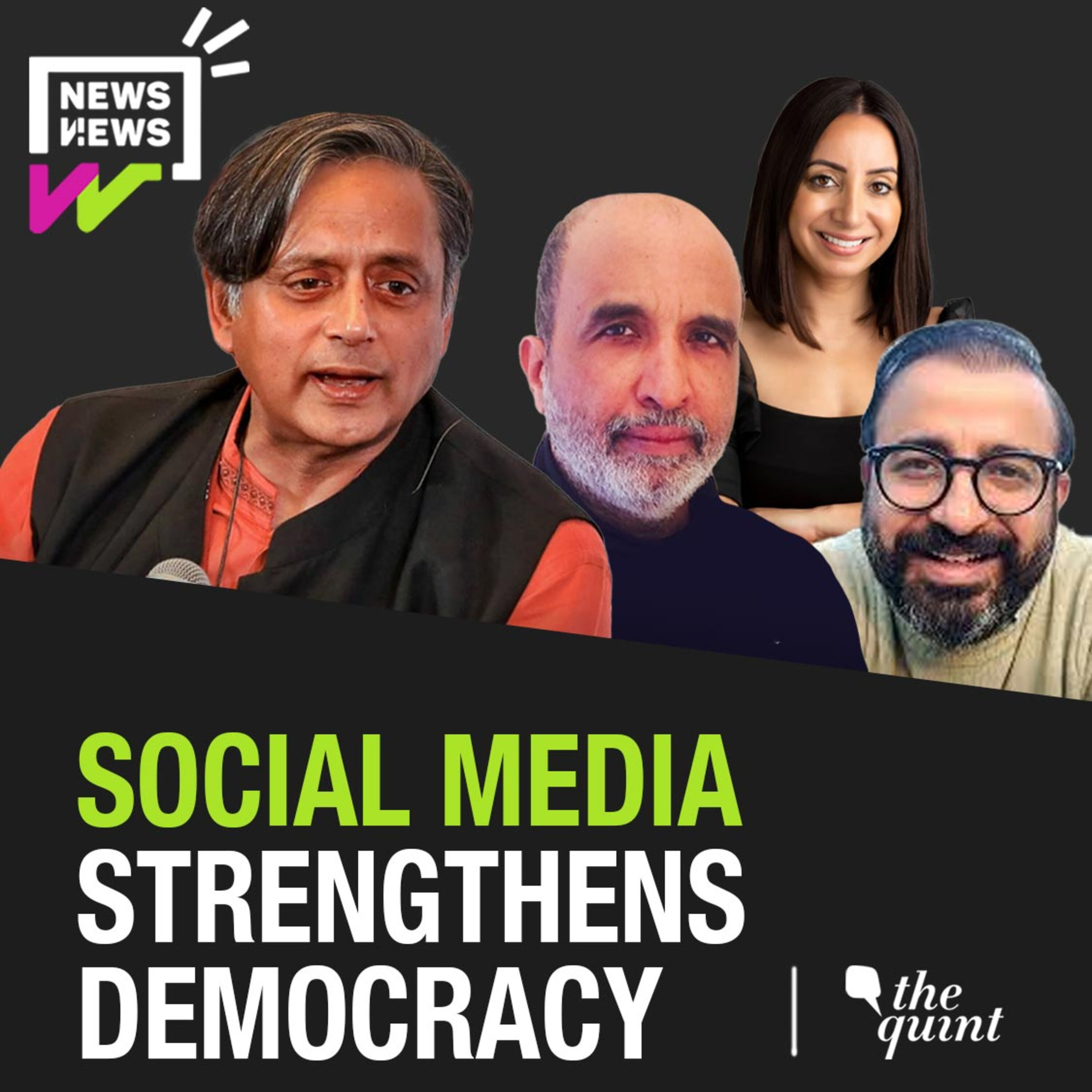 Shashi Tharoor: Social Media Strengthens Democracy | Full Debate with Raghav Bahl, Sanjay Jha and More