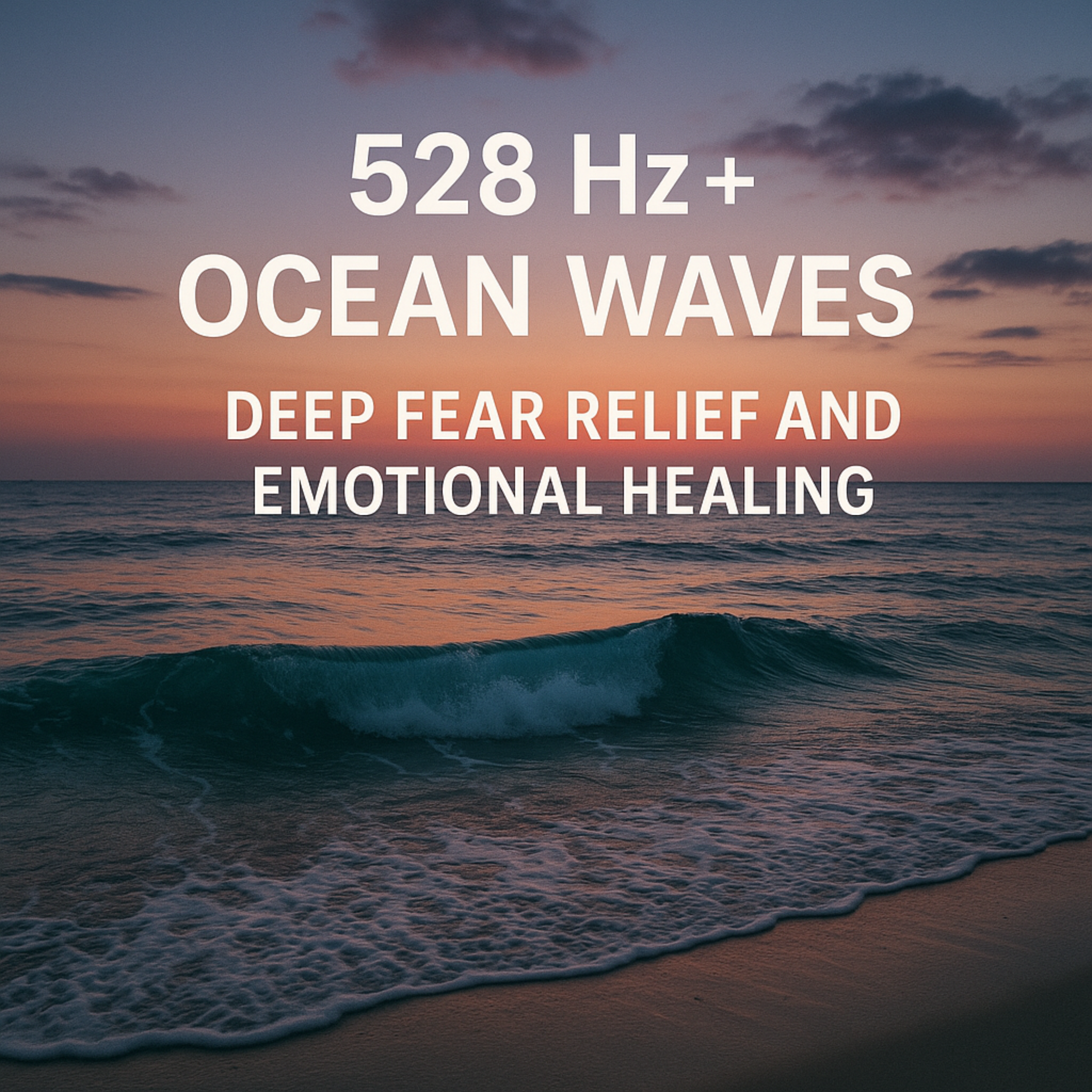 528 Hz + Ocean Waves | Deep Fear Relief and Emotional Healing