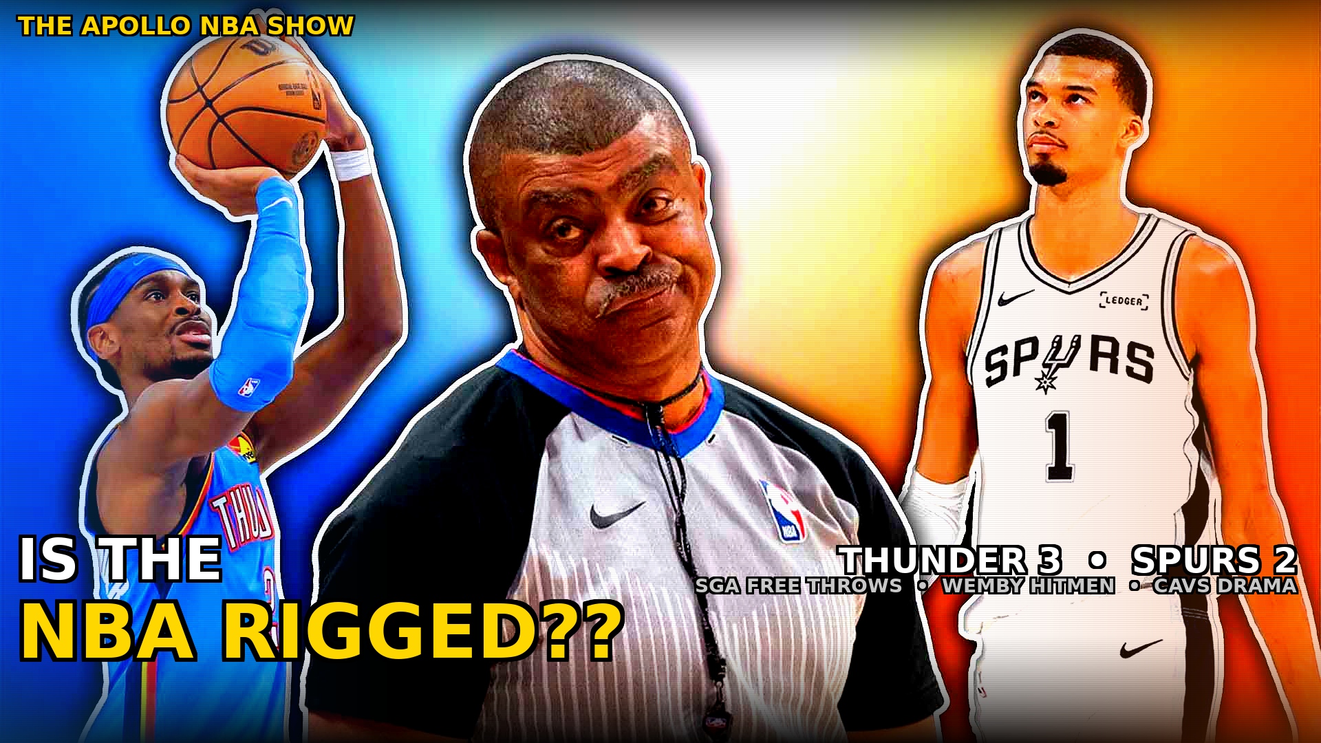 Thunder Win Game 5 As the Spurs Complain About the Officiating! episode artwork