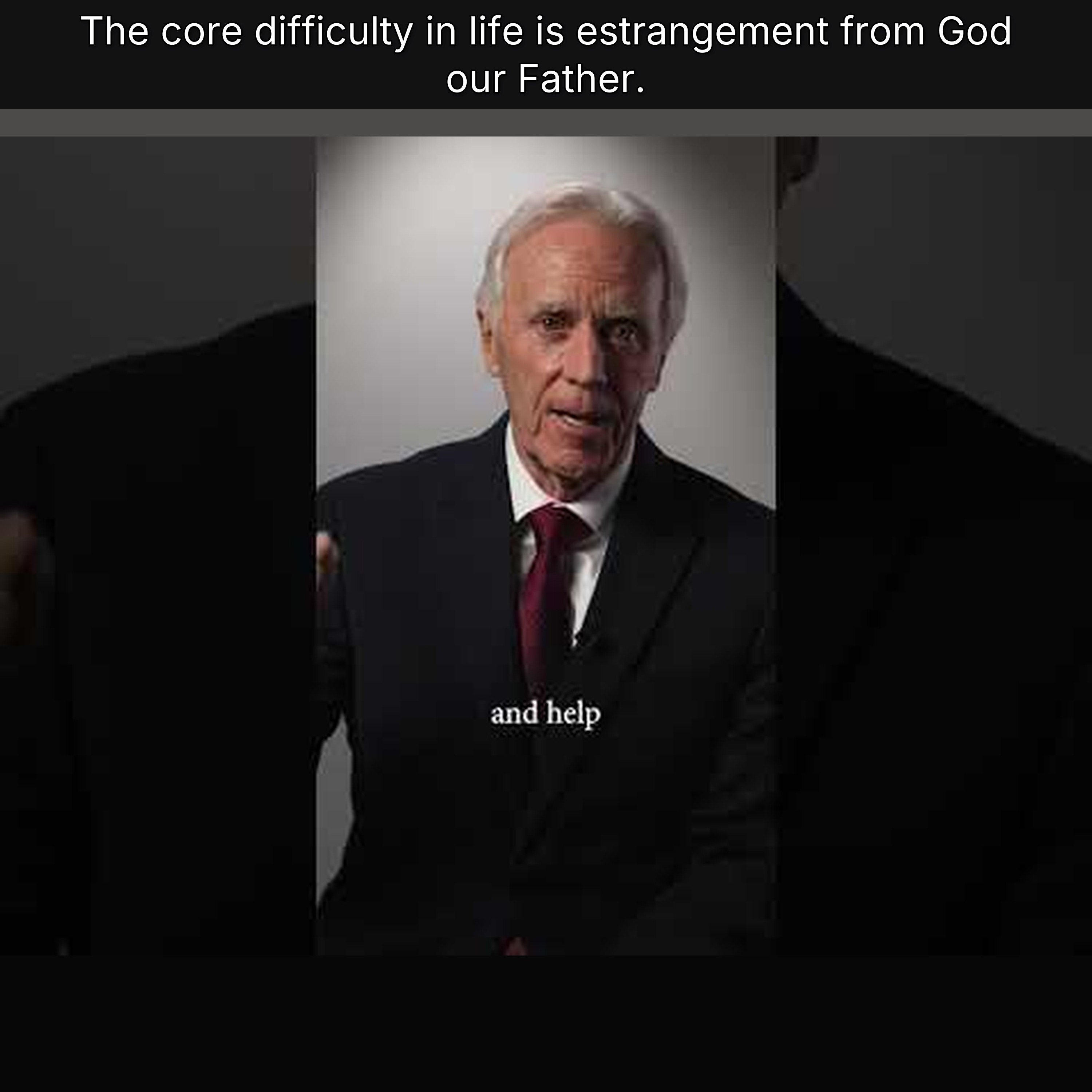 The core difficulty in life is estrangement from God our Father. episode artwork