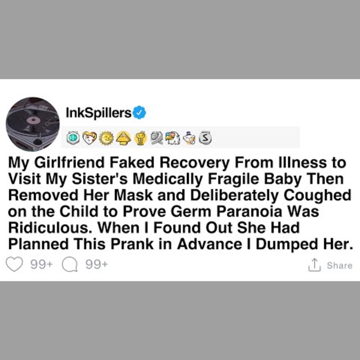 Girlfriend Pretends to Recover to Visit Fragile Baby, Prank Revealed