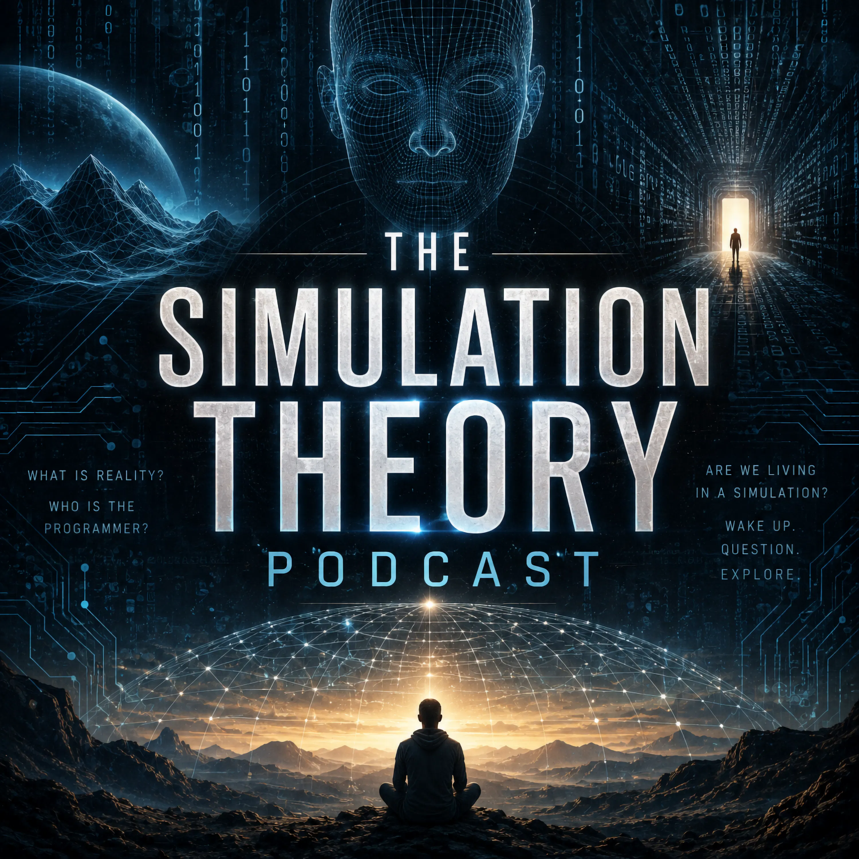 Artwork for The Simulation Theory Podcast: Simulated Reality, Consciousness, Artificial Intelligence, Quantum Physics, Virtual Worlds, and the Nature of Existence