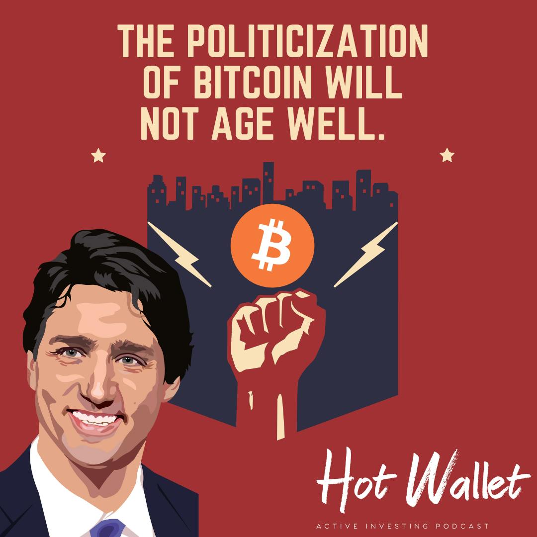The Politicization of Bitcoin will not age well. | Hot Wallet Image