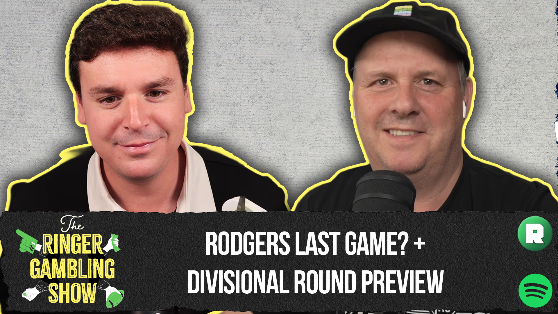Did Rodgers Play His Last Game? Plus, a Divisional Round Preview and the CFP Championship. | The Ringer Gambling Show
