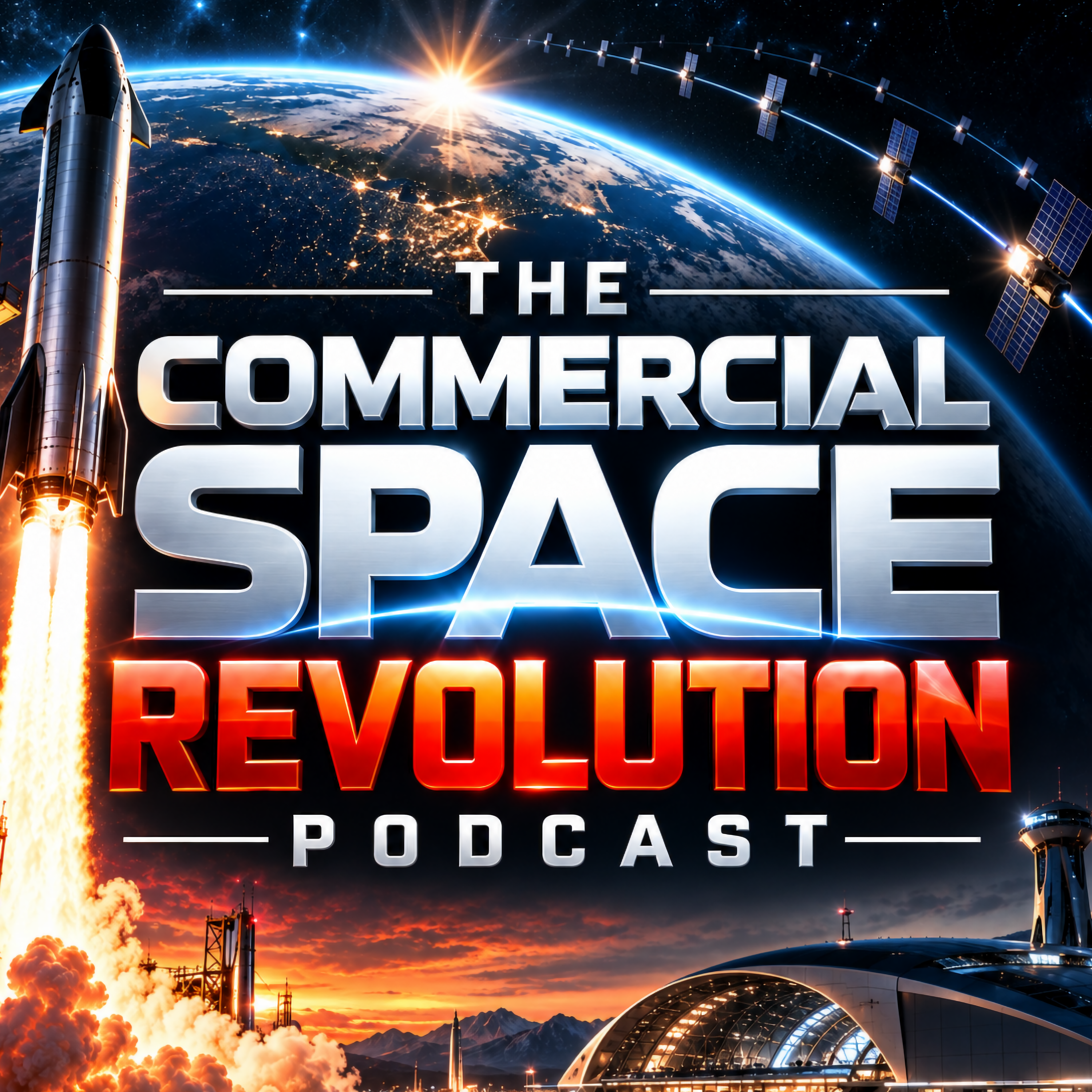 The Commercial Space Revolution Podcast: SpaceX, Reusable Rockets, Satellites, Starlink, Lunar Missions, Mars, Spaceports, Space Travel, and the New Space Economy