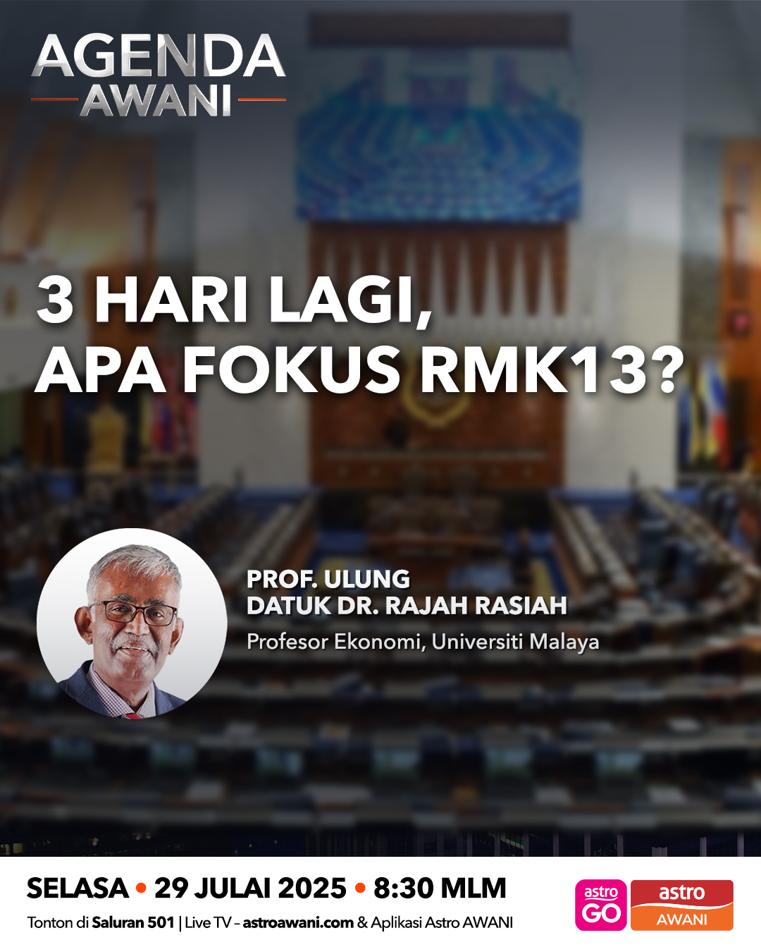 Agenda AWANI: 3 Hari Lagi, Apa Fokus RMK13?