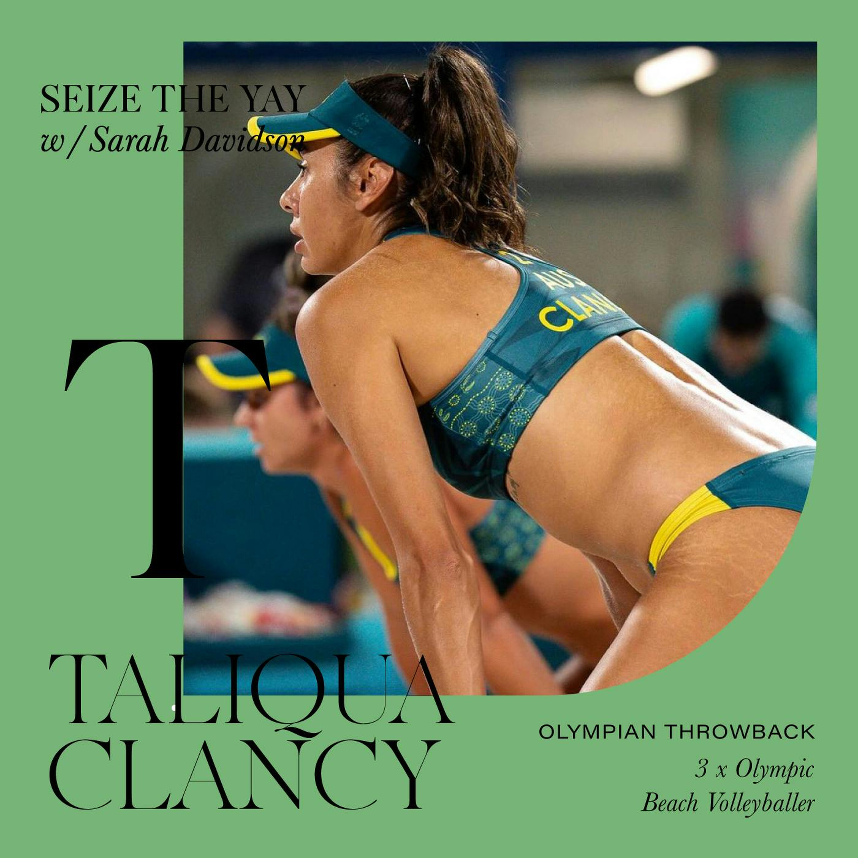 OLYMPIAN SPOTLIGHT // TALIQUA CLANCY // Olympic Beach Volleyballer episode artwork