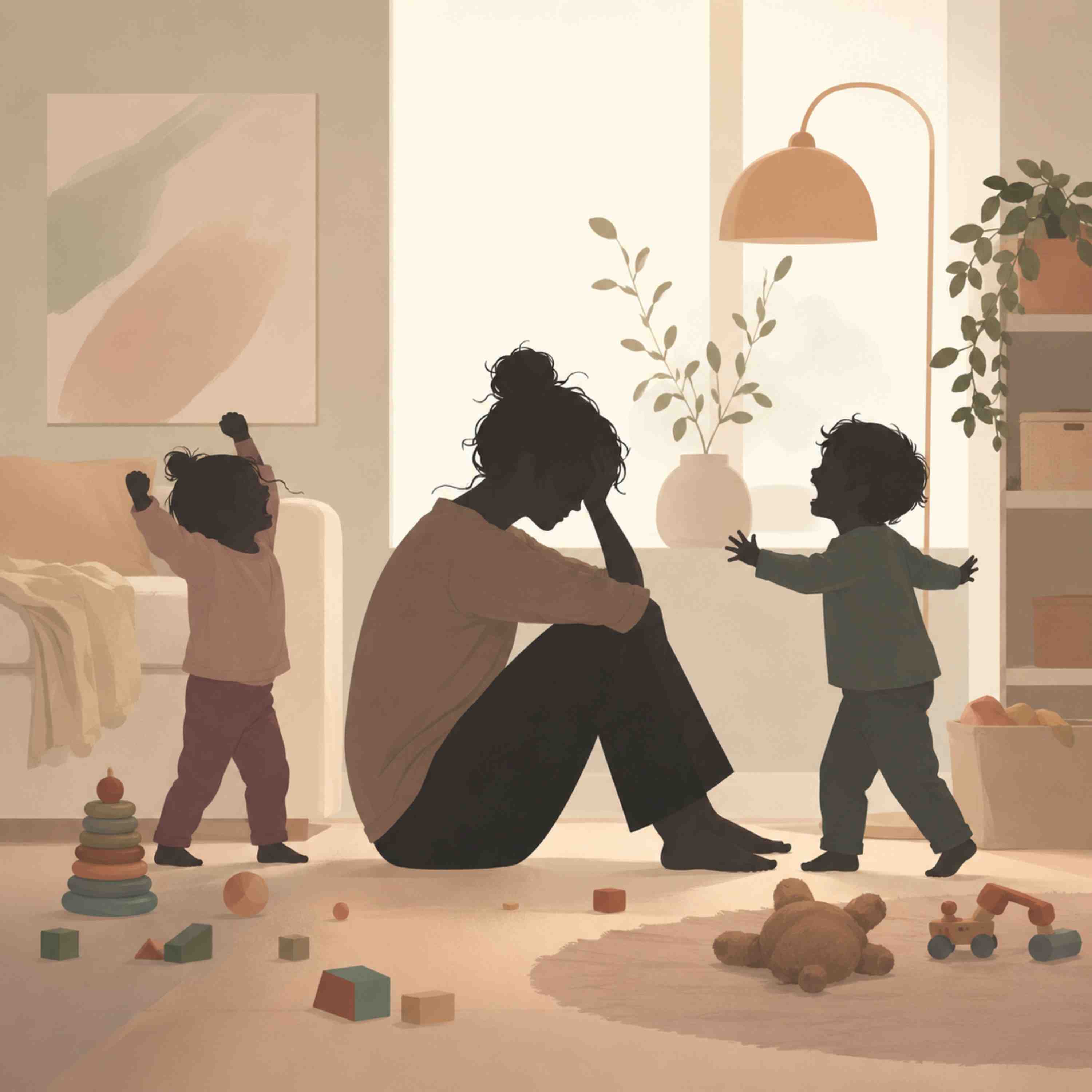 Toddler Tantrums, Sibling Rivalry and One Tired Mom by Adina Soclof of Parenting Simply on Parenting Challenges