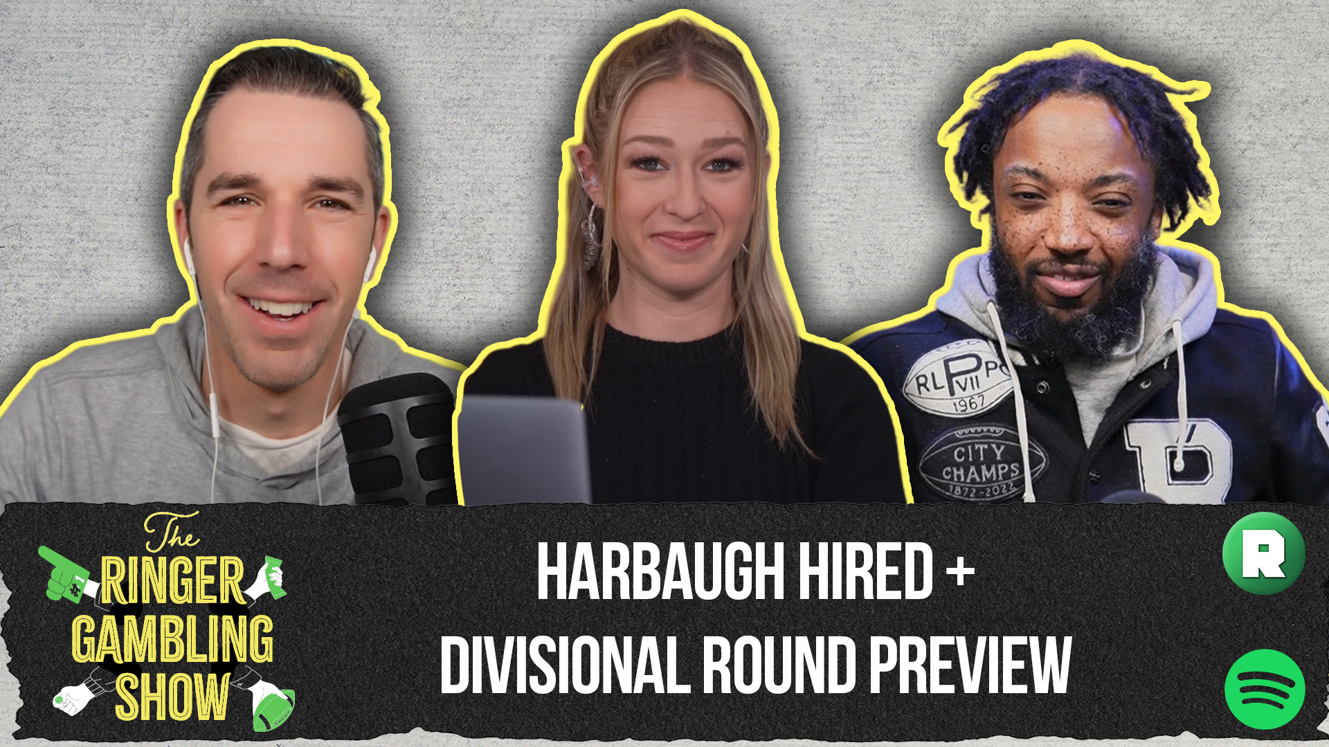 Harbaugh Hired, Divisional Round Best Bets, and Ringer 107 | The Ringer Gambling Show