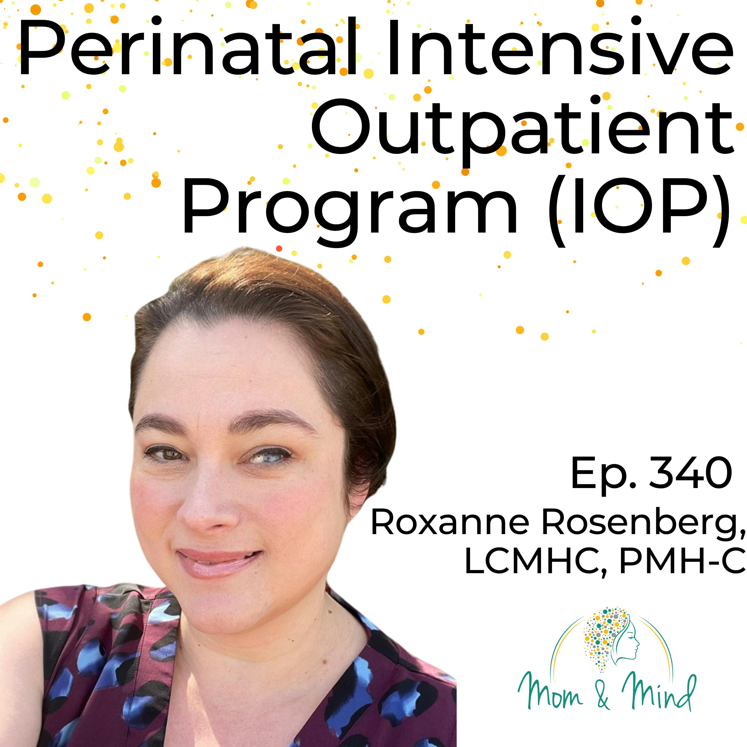 340: Perinatal Intensive Outpatient Program (IOP) with Roxanne Rosenberg, LCMHC, PMH-C