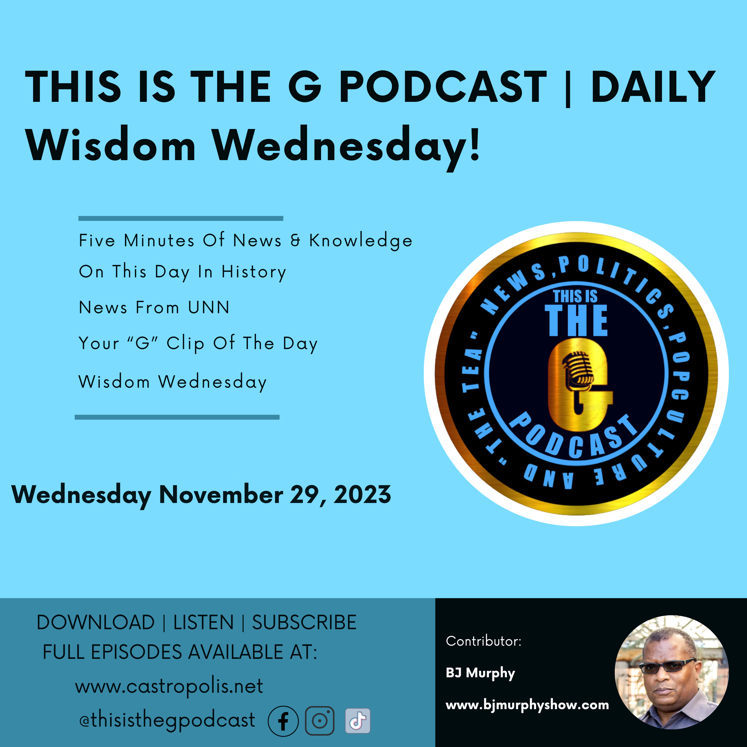 This Is The G Podcast Daily November 29, 2023 episode artwork