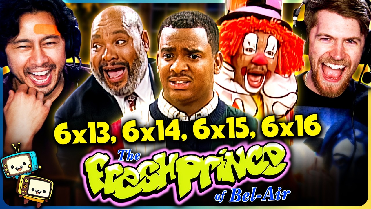 THE FRESH PRINCE OF BEL-AIR (1994) 6x13, 6x14, 6x15, & 6x16 Reaction! | Will Smith w/ Jaby Koay episode artwork