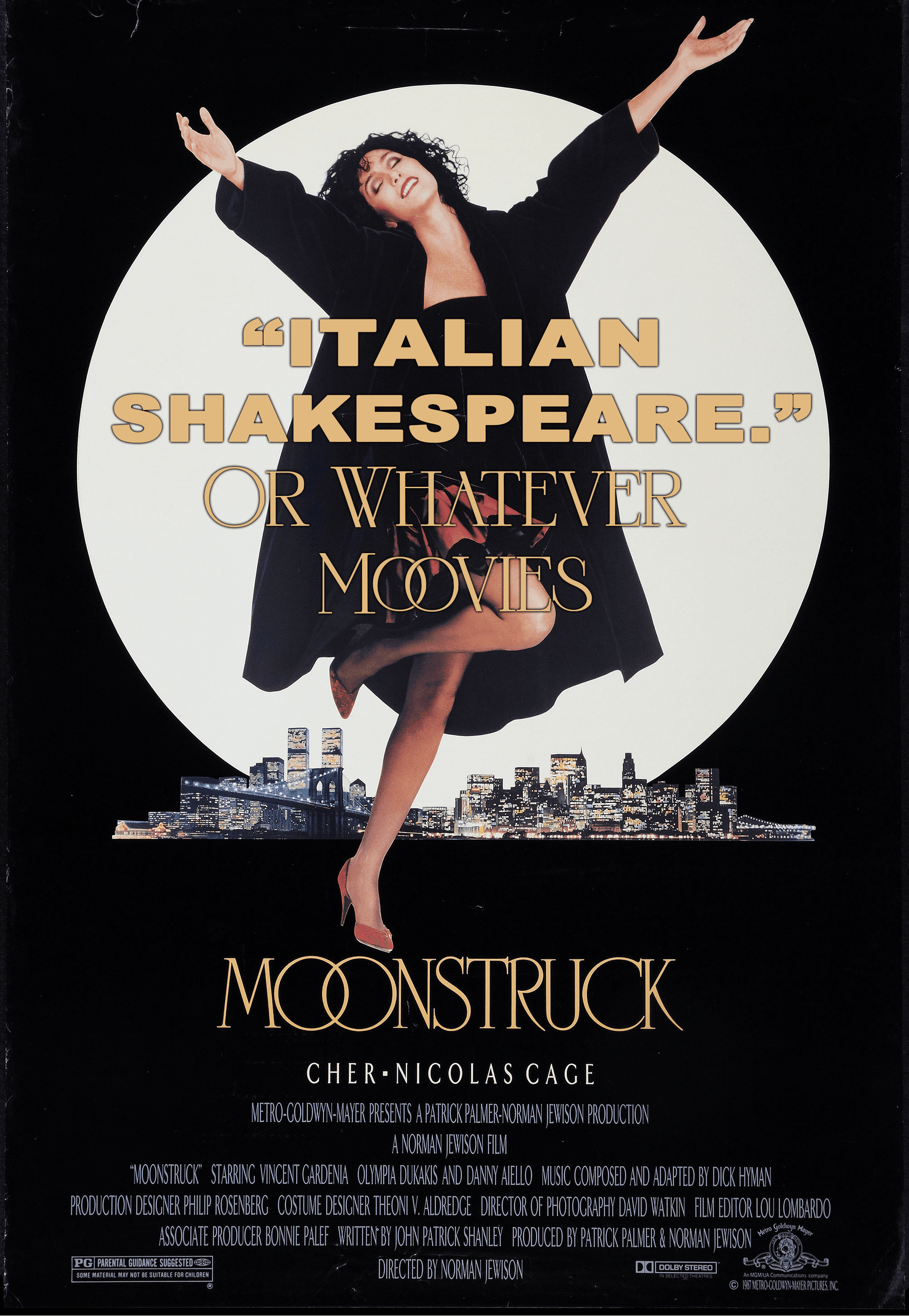 MOONSTRUCK (1987) | Or Whatever Movies | Bonus 70 episode artwork