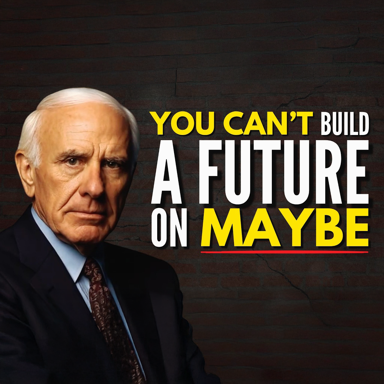 You Can't Build a Future on "Maybe" | Jim Rohn Motivation