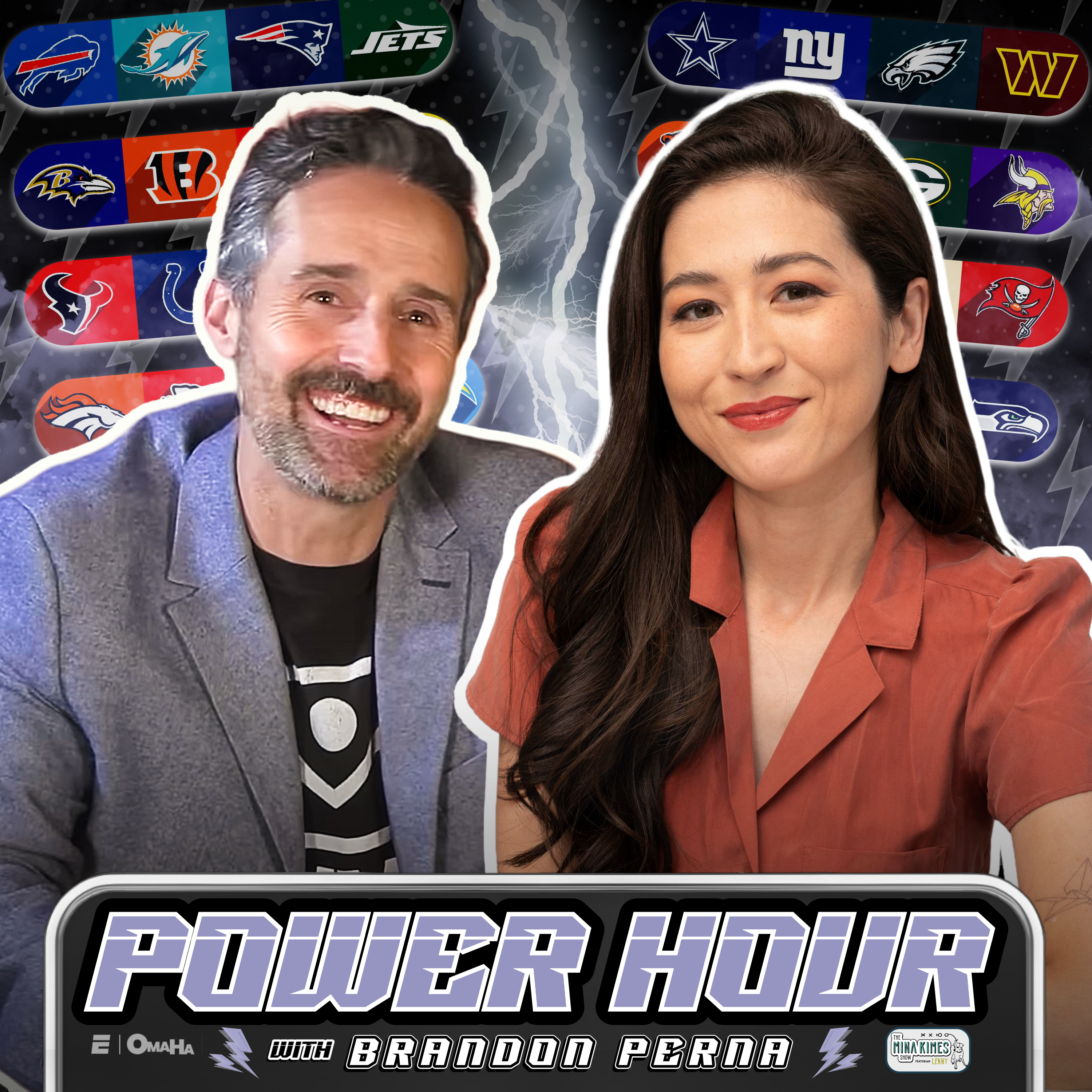 Power Hour 2! Ranking All 32 Teams for 2026 with Brandon Perna | The Mina Kimes Show featuring Lenny episode artwork