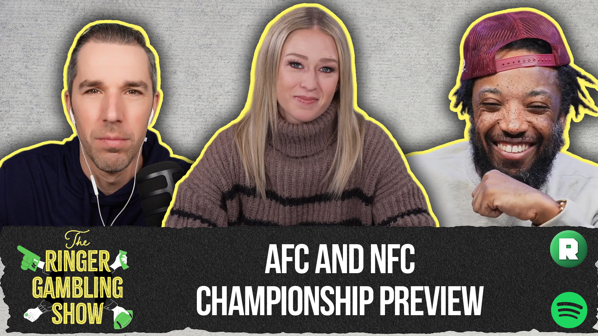 NFC and AFC Championship Preview, Ringer 107, and Best Player Props | The Ringer Gambling Show